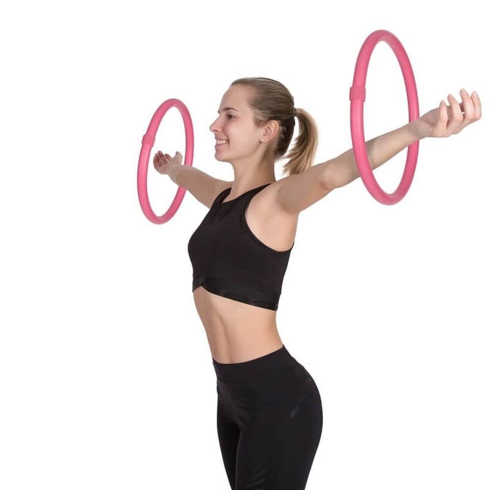 Hula-Hoop-Reifen Hoopomania Arm Hoop, Hula Hoop mit Schaumstoff, 2-teilig Pink