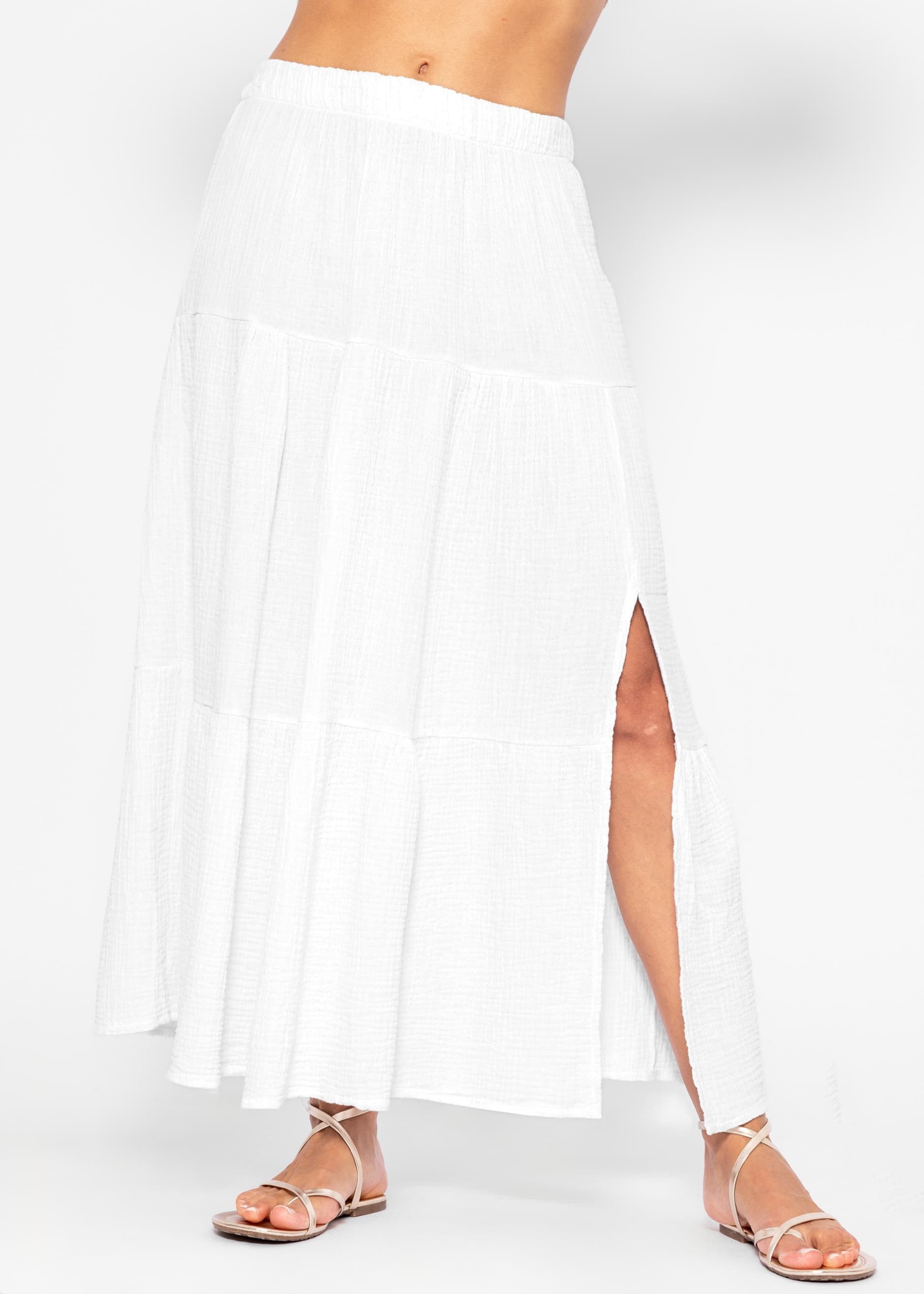 SASSYCLASSY Minirock Maxi High Waist Volants günstig online kaufen