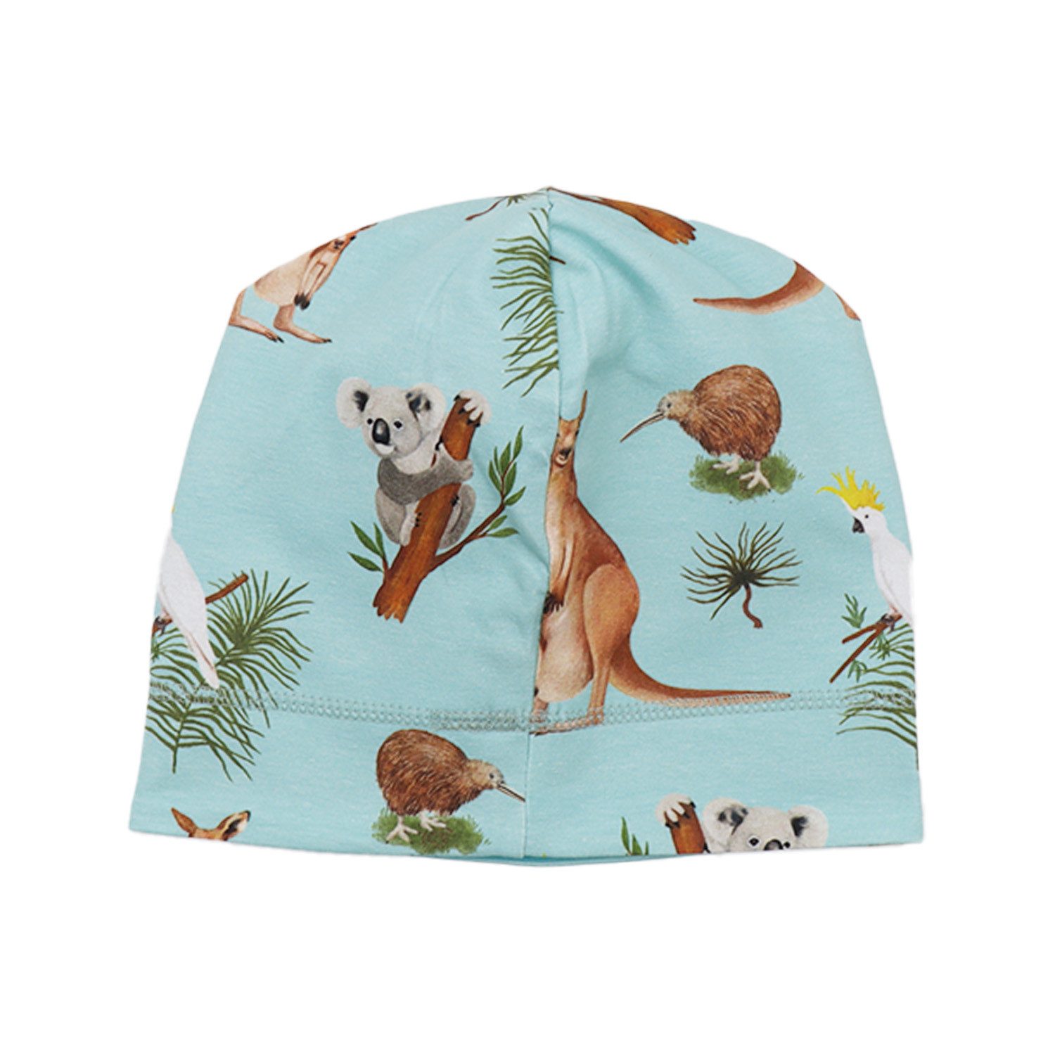 Walkiddy Jerseymütze Walkiddy Känguru & Koala Kinder Bio Baumwolle GOTS Grün - Bio Baumwolle,GOTS, Kinderbekleidung,nachhaltige Klamotten,Shorts