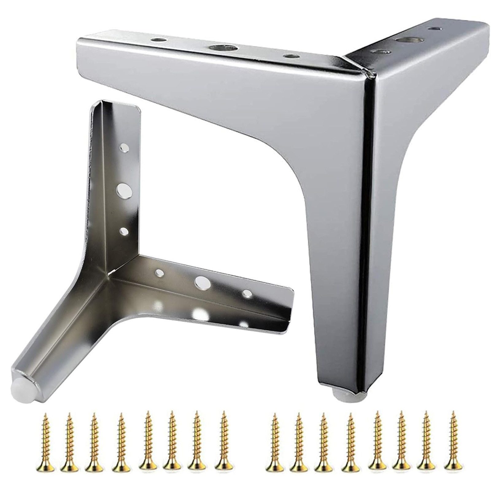 OKWISH Möbelfuß 4 Stück Metall Möbelbeine Möbelfüße Sofa Beine Möbelfüsse S günstig online kaufen