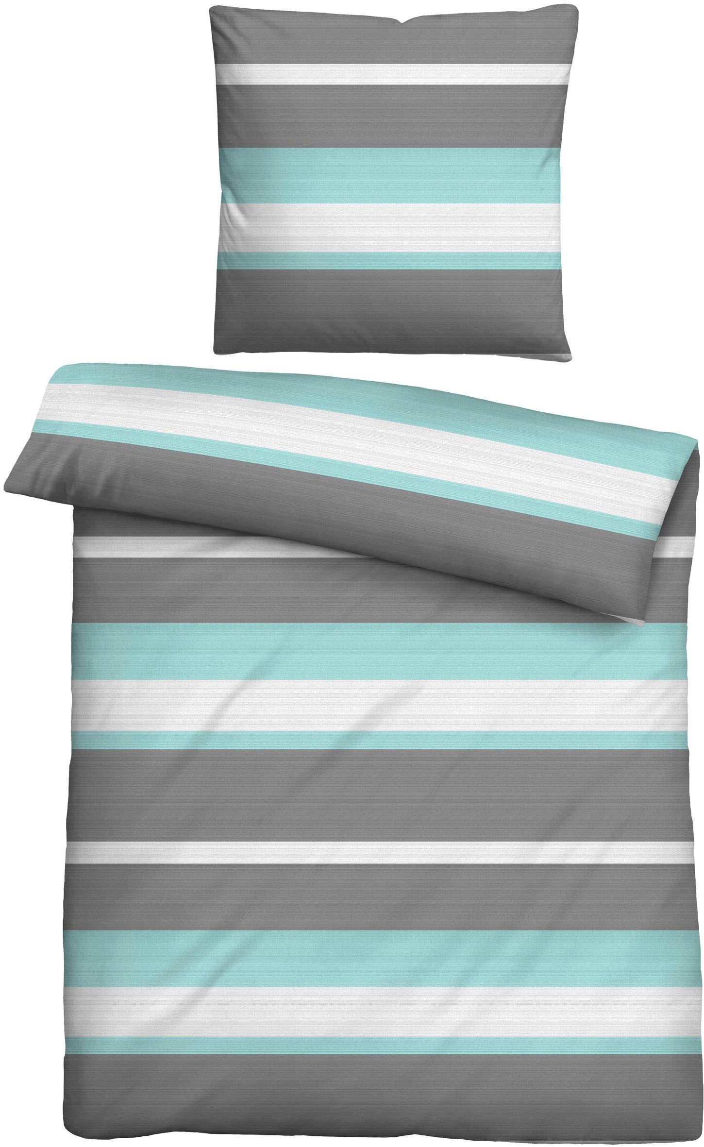 Castell - Markenbettwäsche Bettwäsche 0380454, Fleece, 2 teilig, Nicki, kus günstig online kaufen