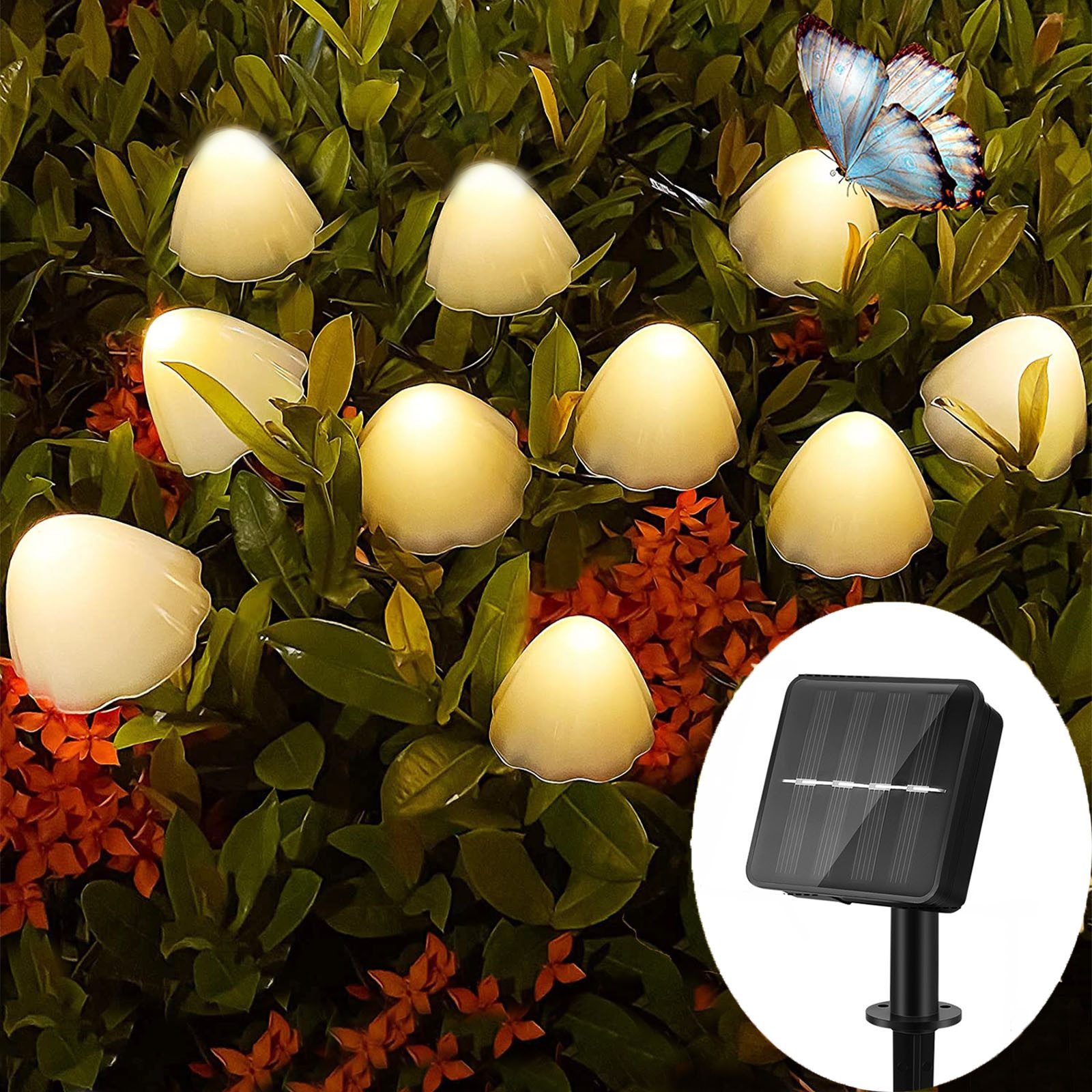 oyajia LED Solarleuchte LED Solarleuchten, 20 günstig online kaufen