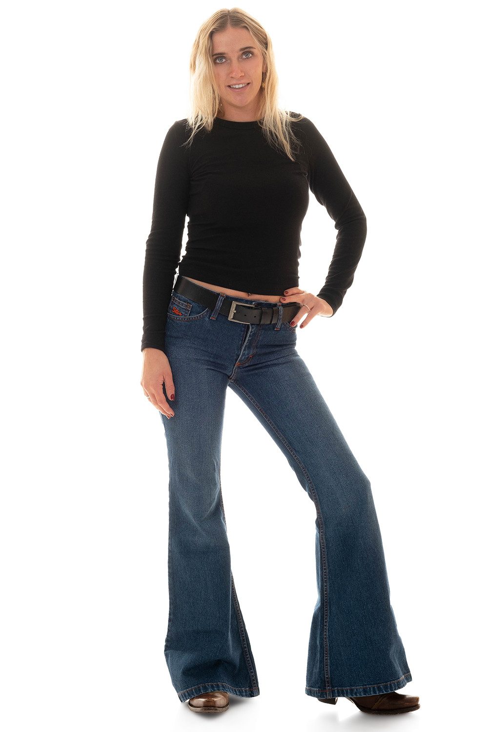 Comycom Schlagjeans Damen STAR PARADISE