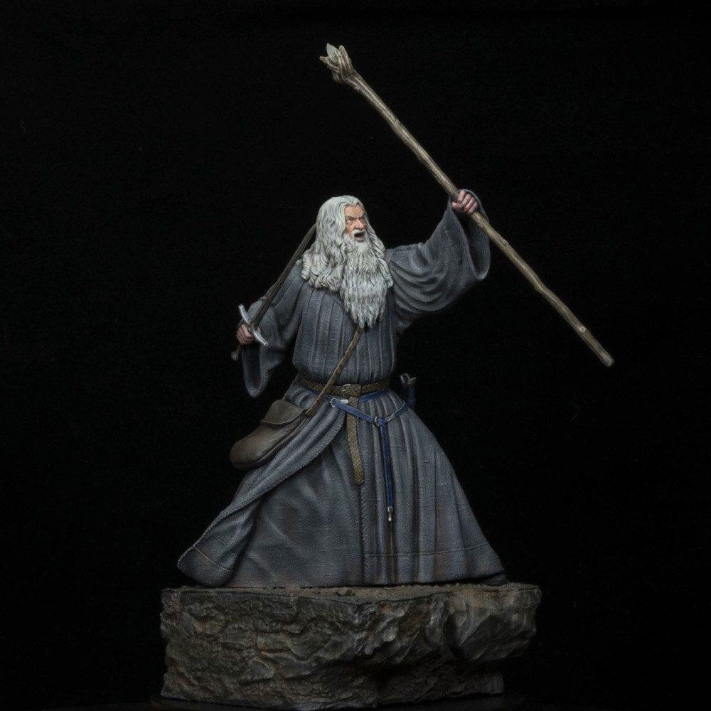 Actionfigur Herr der Ringe Flasche PVC Figur Gandalf in Moria 18 cm