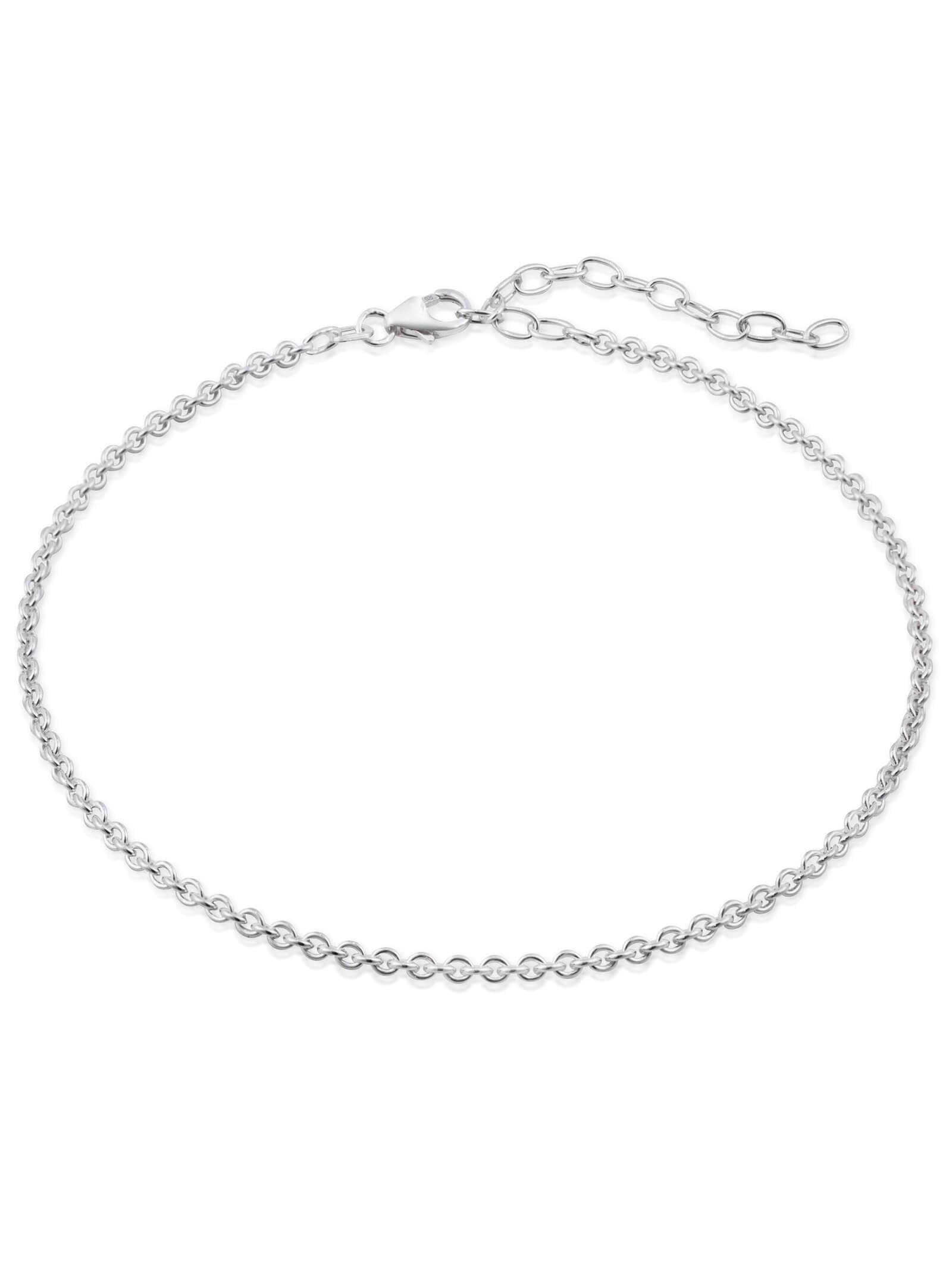 modabilé Fußkette Fußkettchen Ankerkette Rund, 23cm - 28cm, 2,4mm breit, St günstig online kaufen