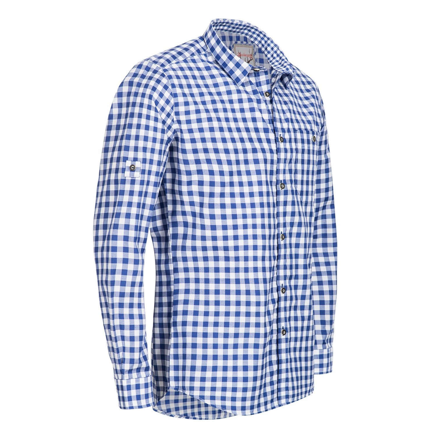 Stockerpoint Trachtenhemd Trachtenhemd OC-Franzl, kariert, modern Fit