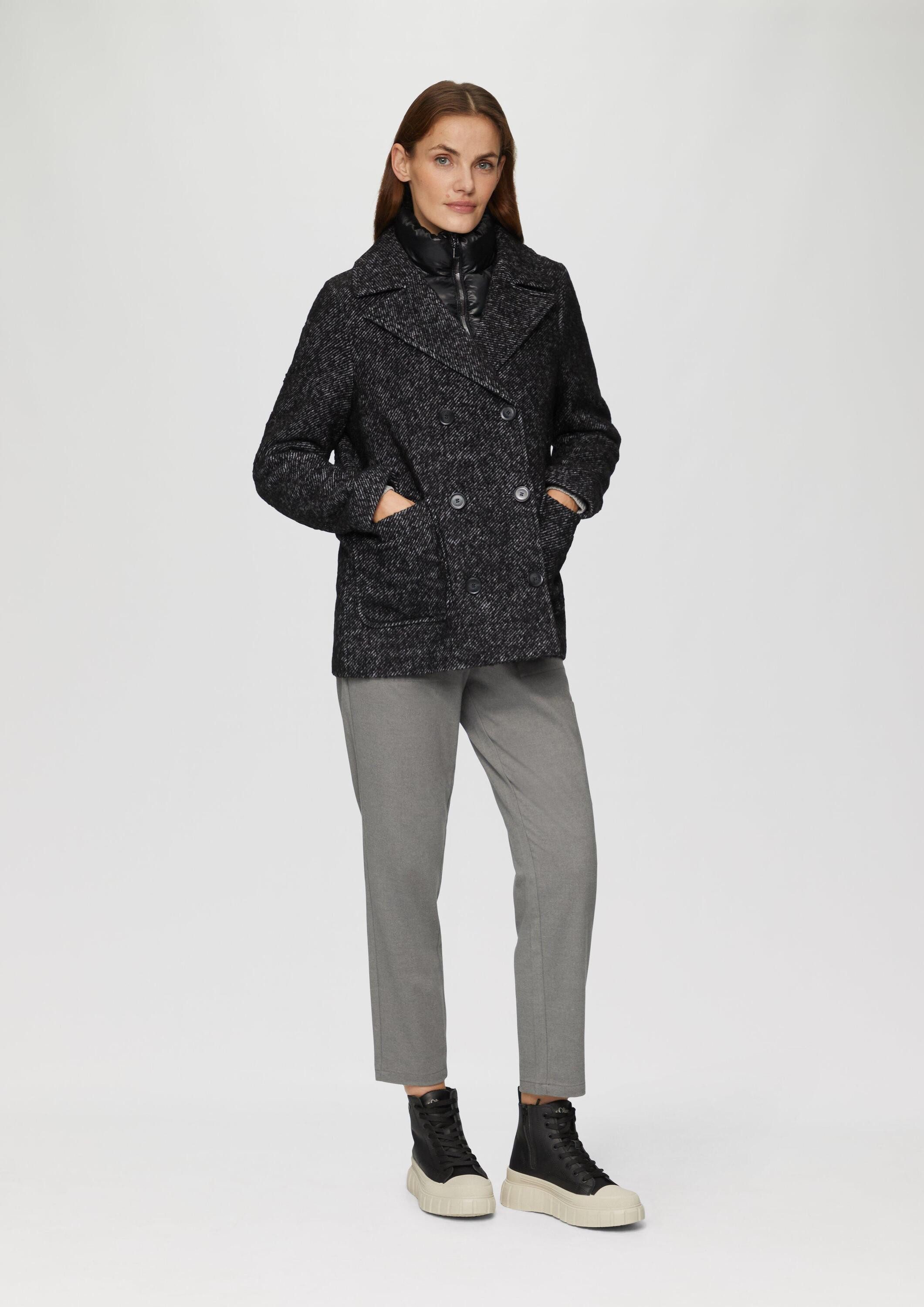 s.Oliver Winterjacke Outdoor-Jacke Hybridcaban mit herausnehmbarem Inlay günstig online kaufen