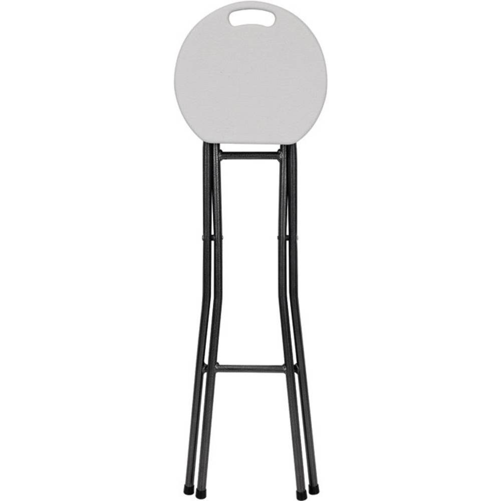 PEREL Zubehör-Set bar stool Polyethylen, Stahl Weiß FP145