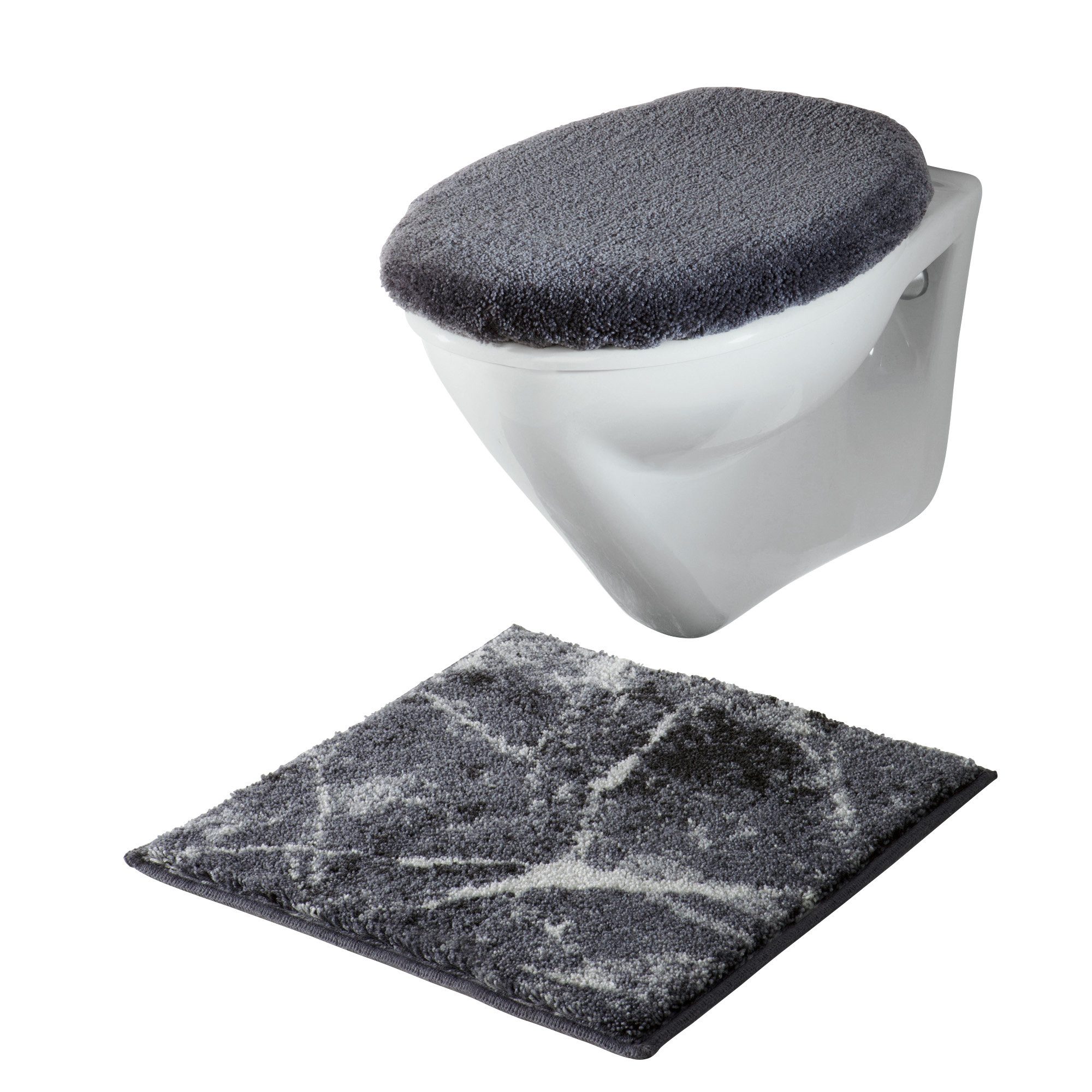 Erwin Müller Badematte WC-Vorlage "Marmor", Höhe günstig online kaufen