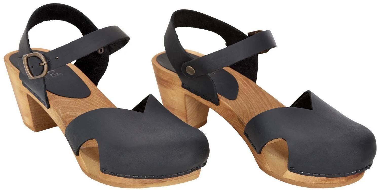 Sanita Sanita Wood Matrix Square Flex Sandal Clog