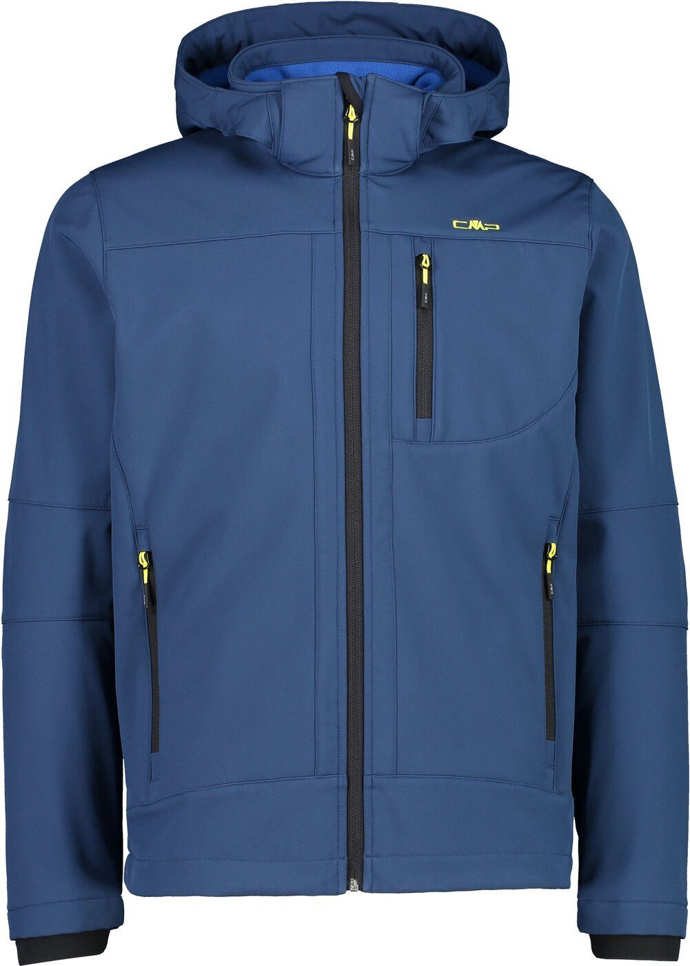 BLUE Laufhose CMP HOOD ZIP JACKET INK MAN