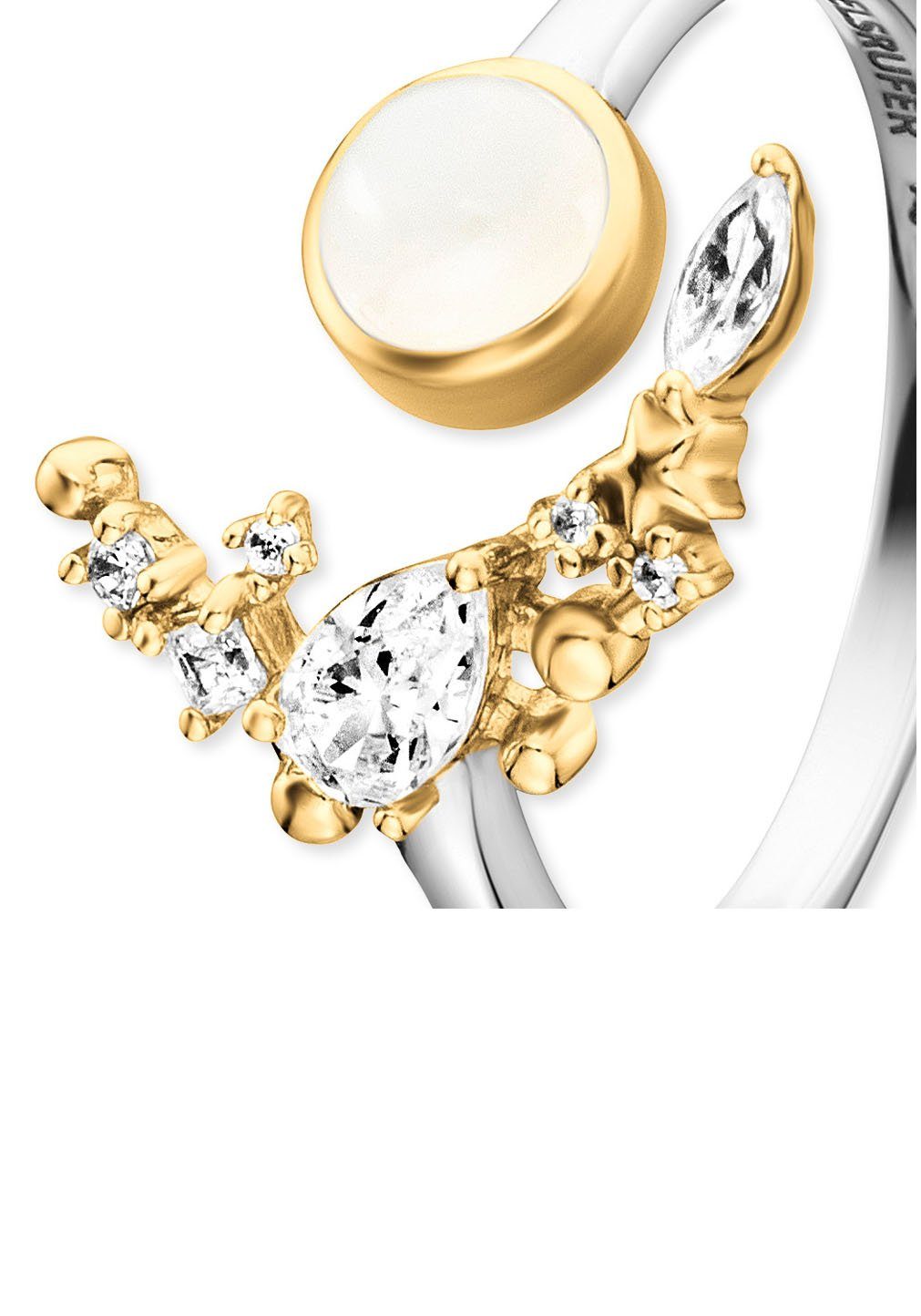 Engelsrufer Fingerring Moonlight, mit Mondstein und Zirkonia günstig online kaufen