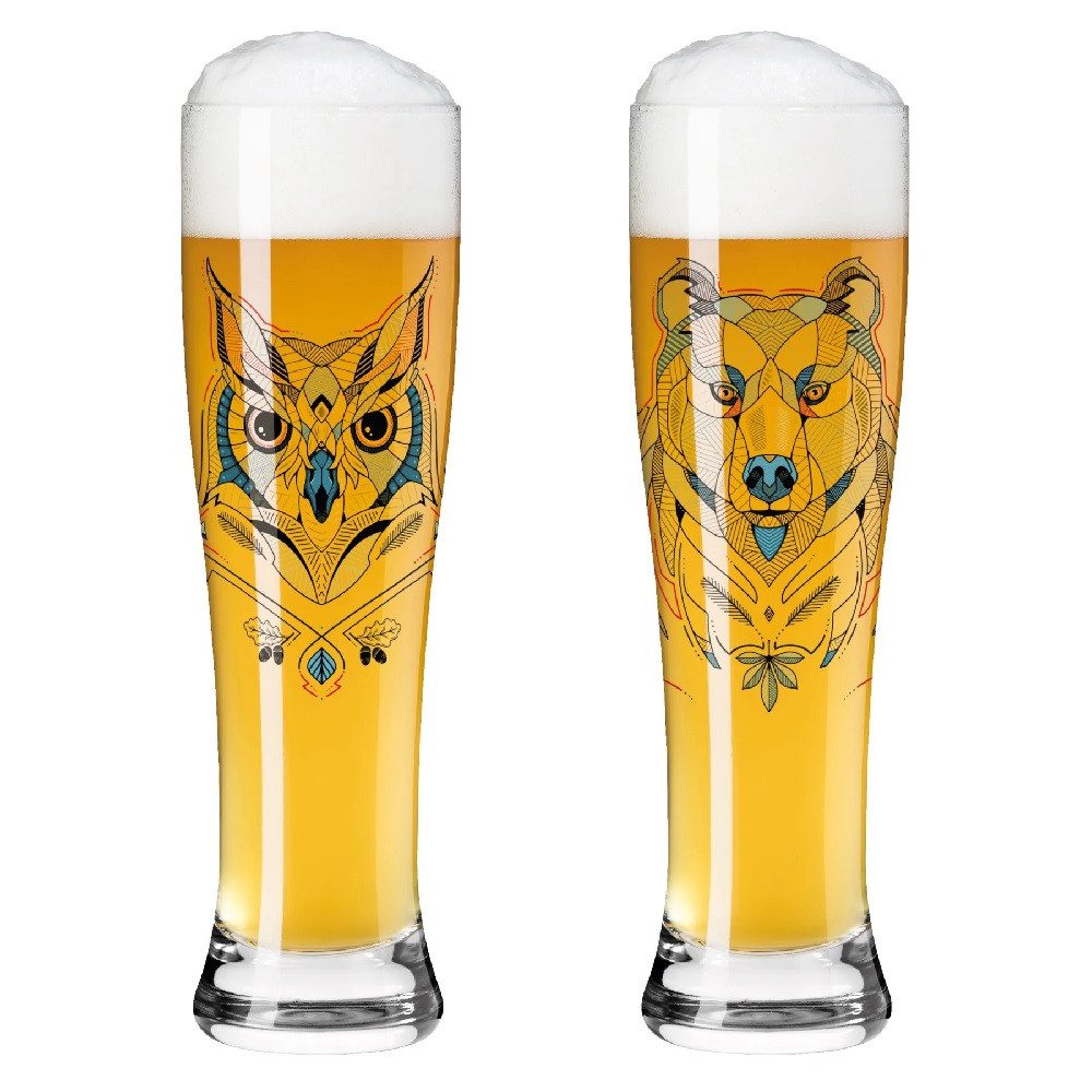 Bierglas Ritzenhoff Brauchzeit Weizen 2er #1 #2 A. Preis F21