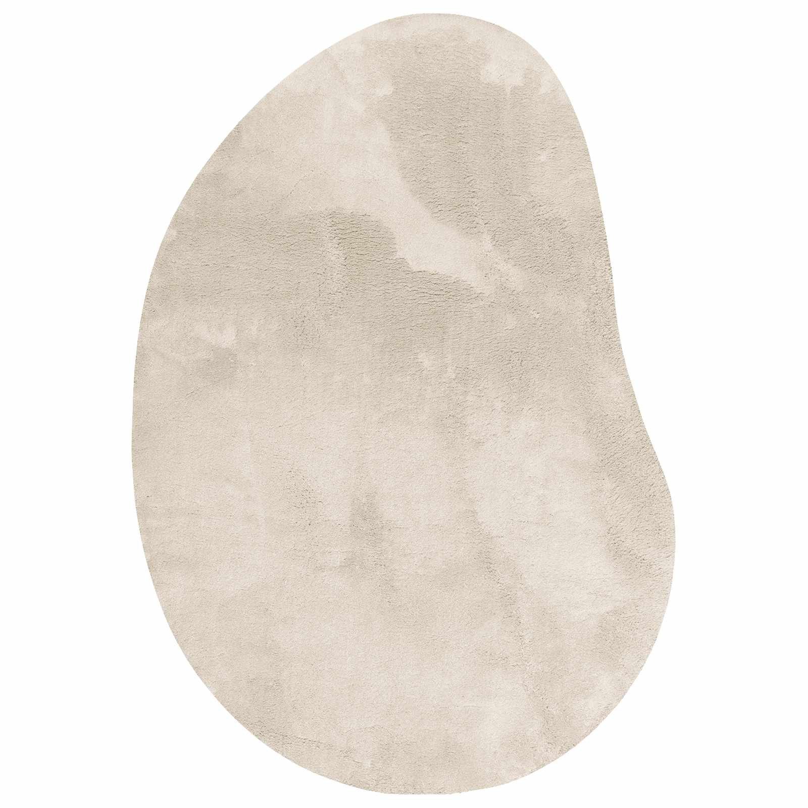vidaXL Teppich Bereichsteppiche HUARTE Beige 80 x 150 cm Polyester