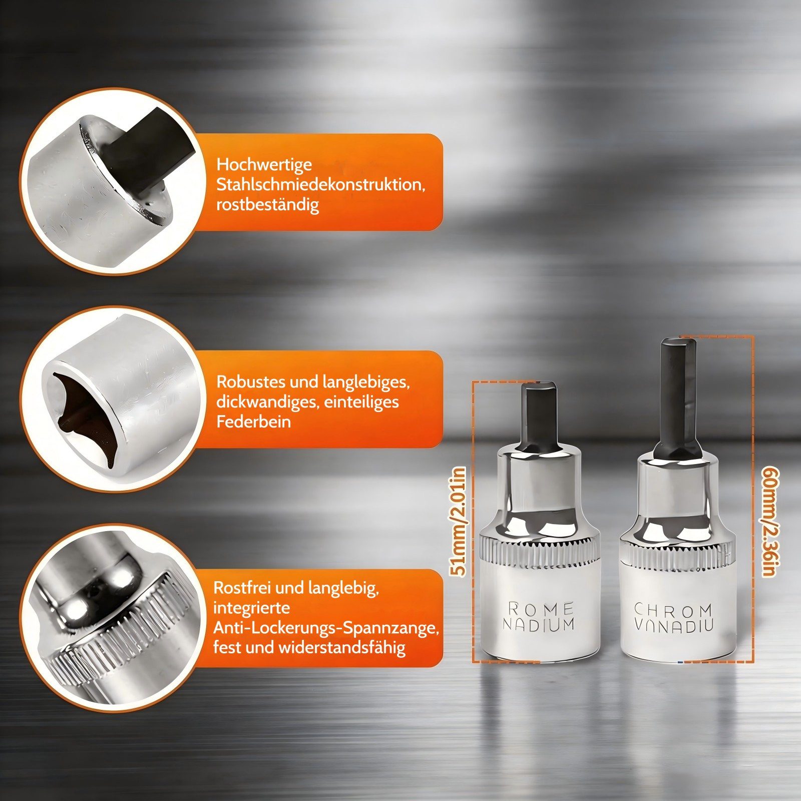 PRIISF Montagewerkzeug Spreizer Radlagergehäuse Stoßdämpfer Werkzeug Universal Federbein Satz, (Klemmbohrung Spreizwerkzeug Federbein Achsschenkel Traggelenk Spreizer, 6-tlg., Gehärteter Stahl Federbein Spreizer Werkzeug Federung Strebe Trennung), Traggelenke Stoßdämpfer Werkzeug Spreizwerkzeug für PKW KFZ, Auto, SUV