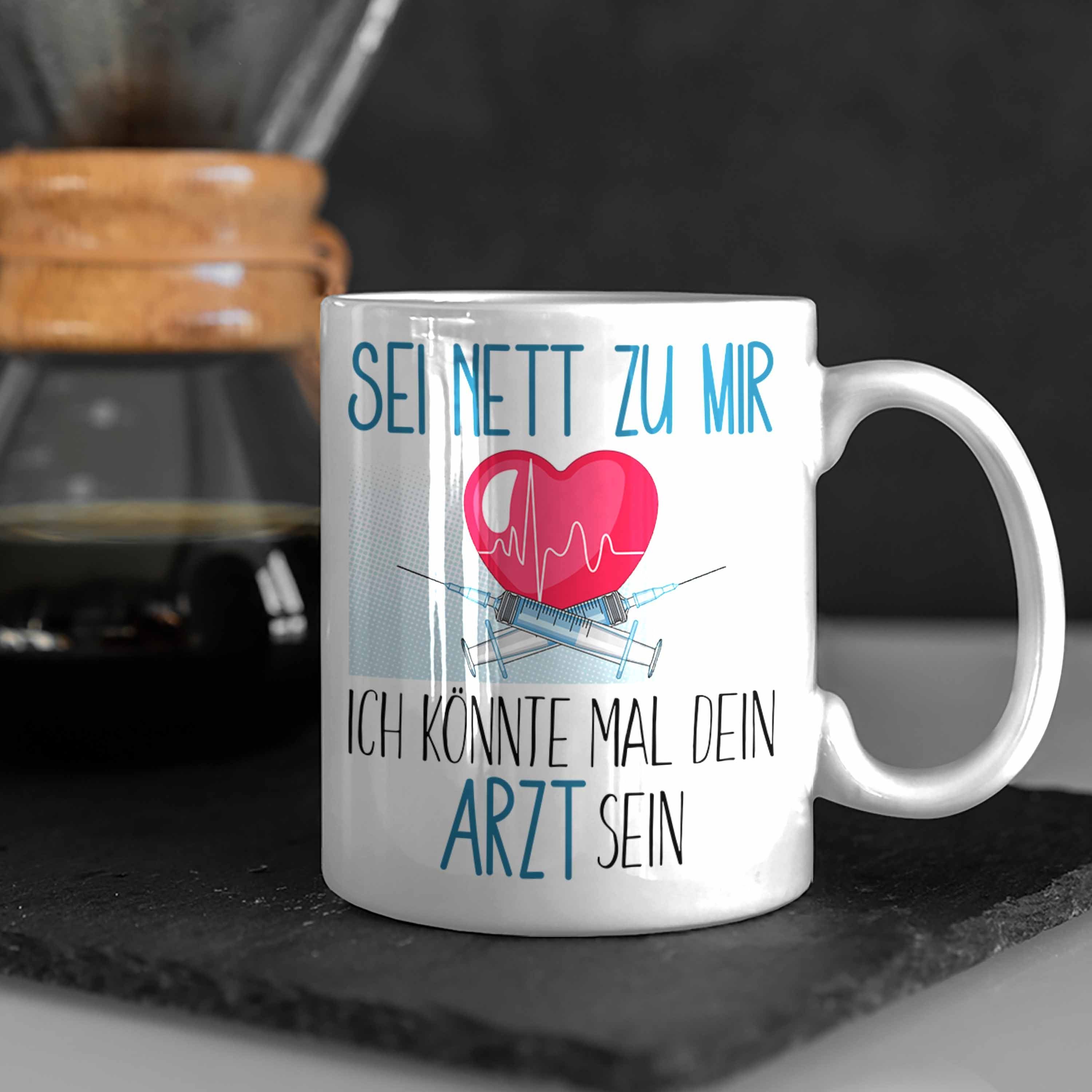 Ausbildung Trendation Arzt Sei Medizin Geschenkidee Studium Weiss Nett Z Geschenk Tasse Tasse