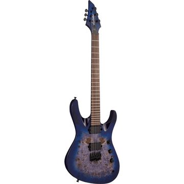 Jackson E-Gitarre, E-Gitarren, Signature-Modelle, Pro Series Signature Chris Broderick Soloist HT6P Transparent Blue -