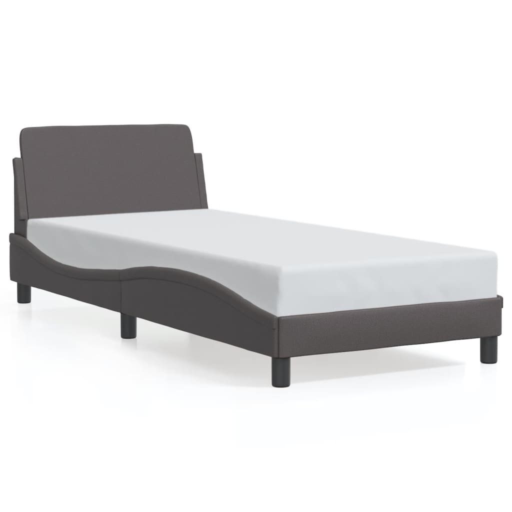 vidaXL Bett Bettgestell "Dover" Grau 80x200 günstig online kaufen