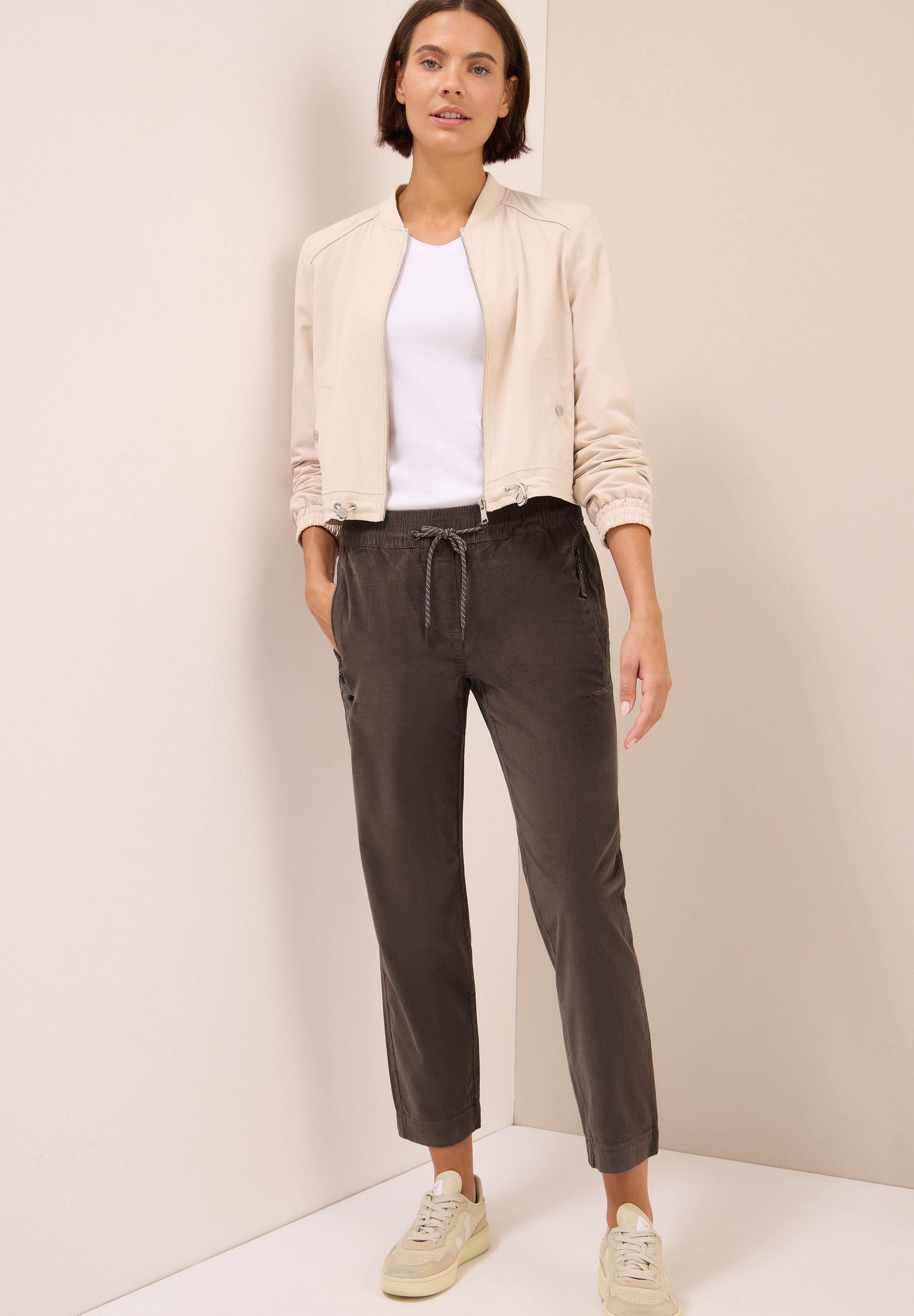 CECIL Cordhose Style Tracey mit Tunnelzug