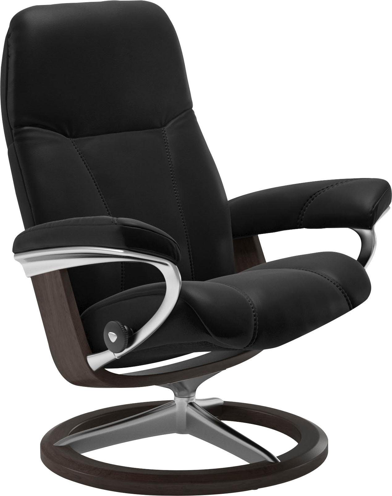 Base, S, Consul, mit Gestell Stressless® Relaxsessel Wenge Größe Signature