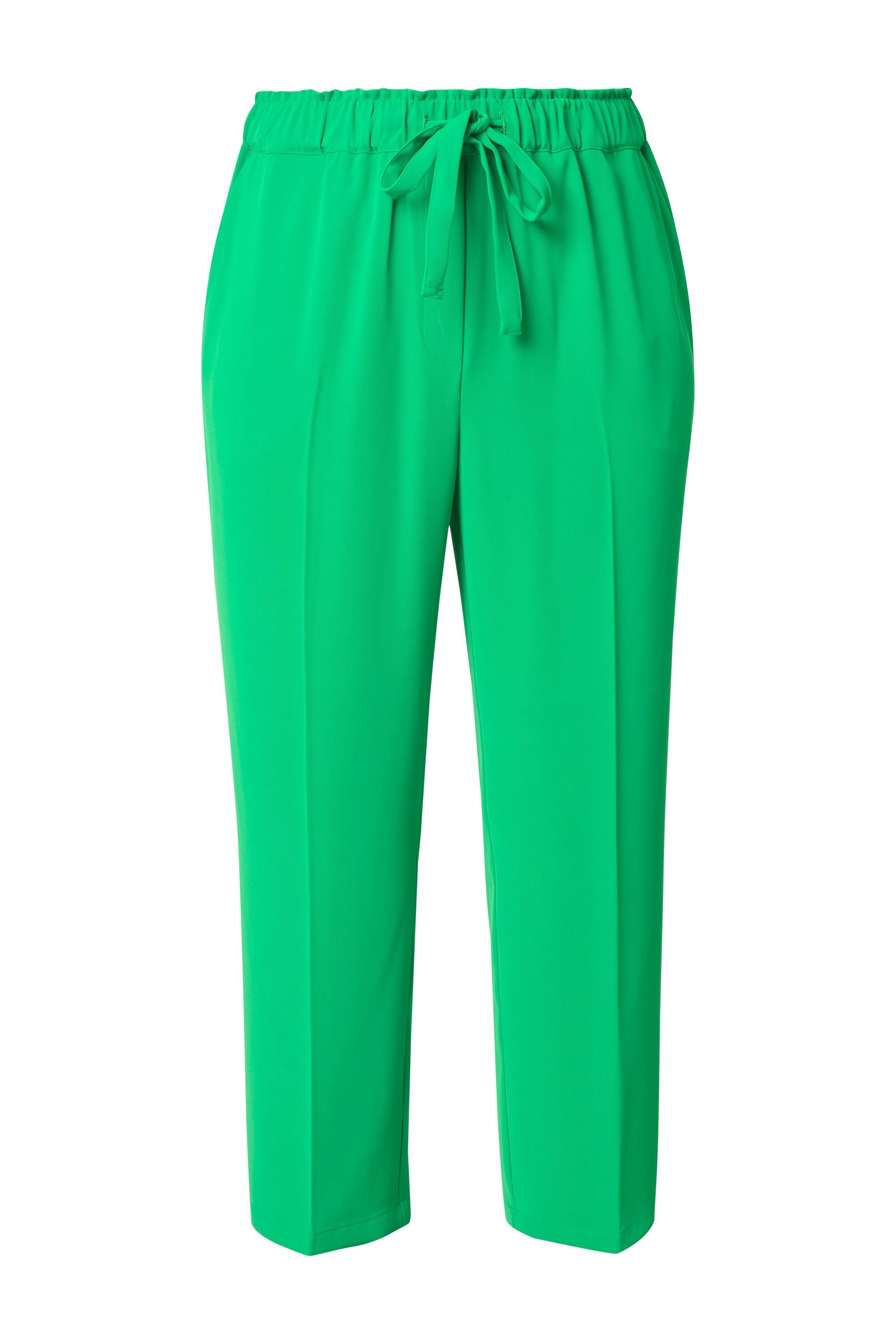 Ulla Popken Schlupfhose 7/8-Hose Bügelfalten Elastikbund – Bild 2 von 4