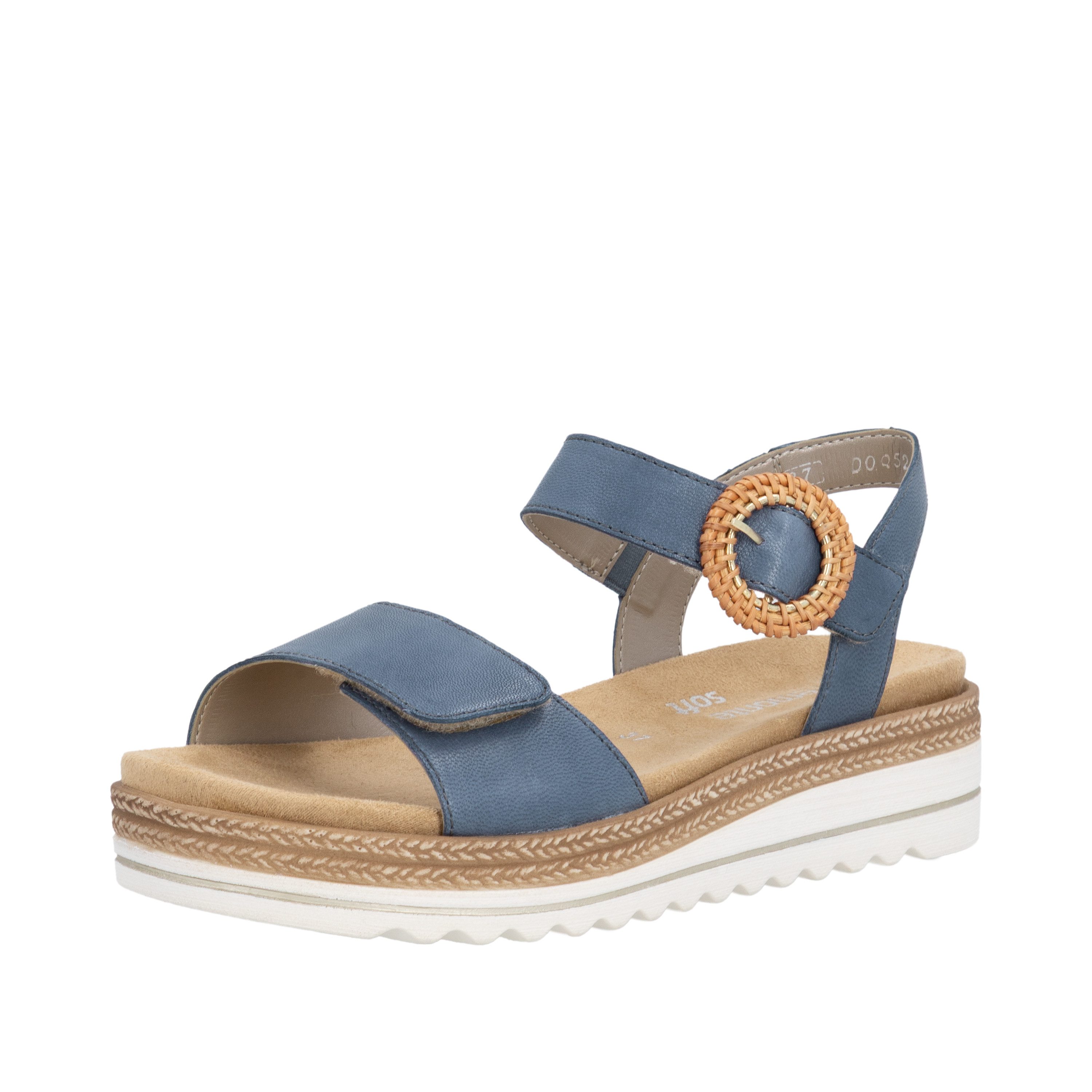 Remonte Keilsandalette Sommerschuh, Riemchensandale mit praktischen Klettverschlüssen