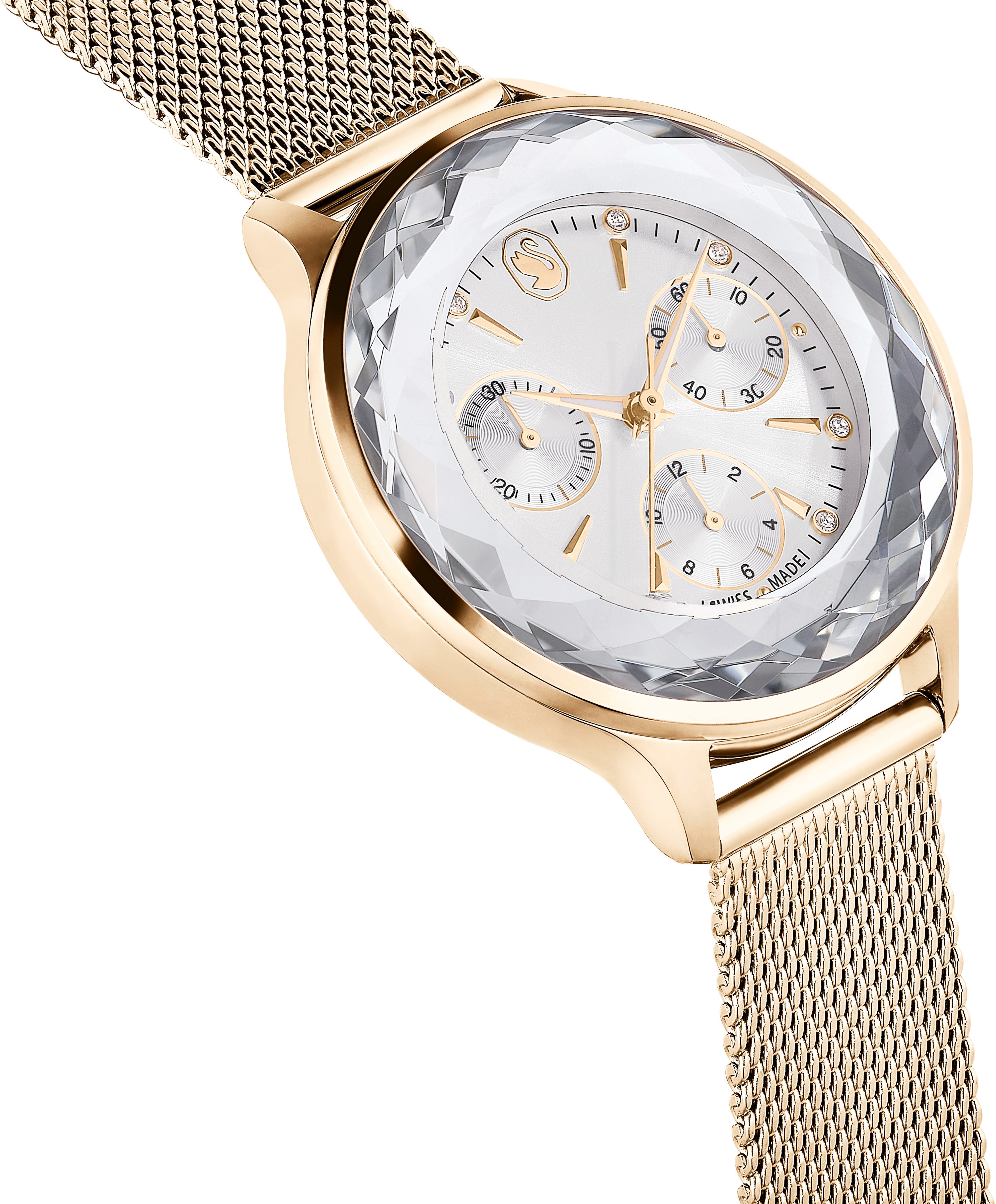 Swarovski Chronograph NOVA CHRONO 5677500, Armbanduhr, Quarzuhr, Damenuhr, Stoppfunktion, Swarovski®-Kristall