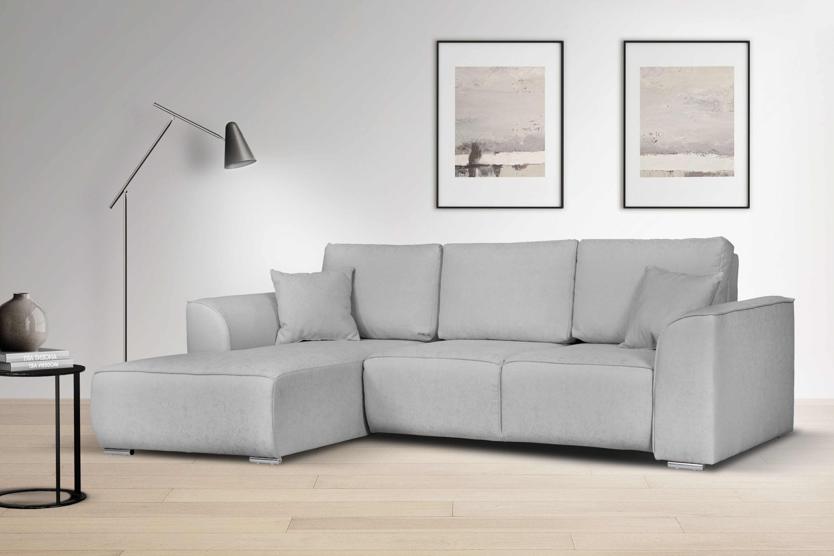 INOSIGN Ecksofa "BEATRICE optionale Schlafsofa mit Bettkasten, B/T/H: 265/1 günstig online kaufen