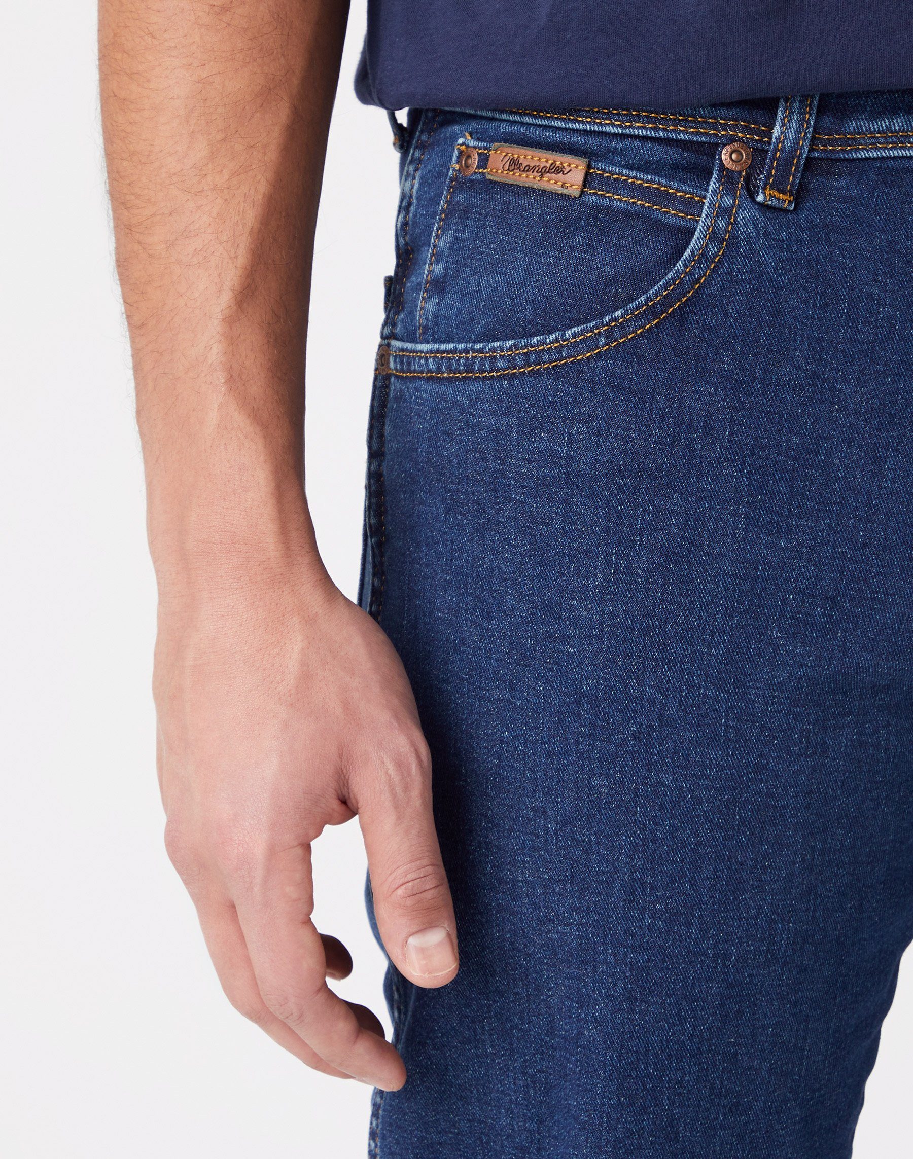 Wrangler 5-Pocket-Jeans WRANGLER TEXAS darkstone W12133009