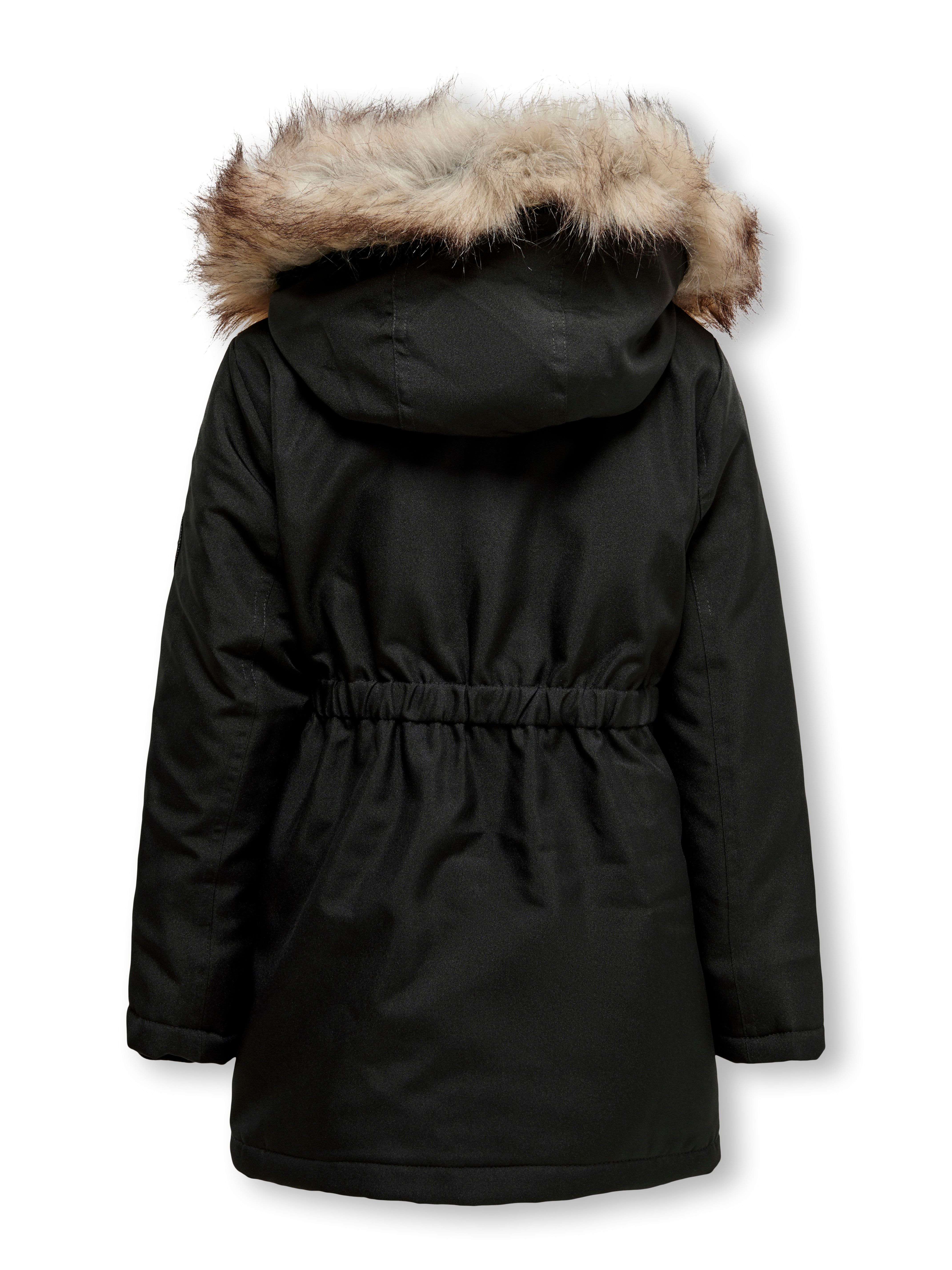 KIDS ONLY Winterjacke KOGIRIS FUR PARKA OTW mit elastischem Taillengummi