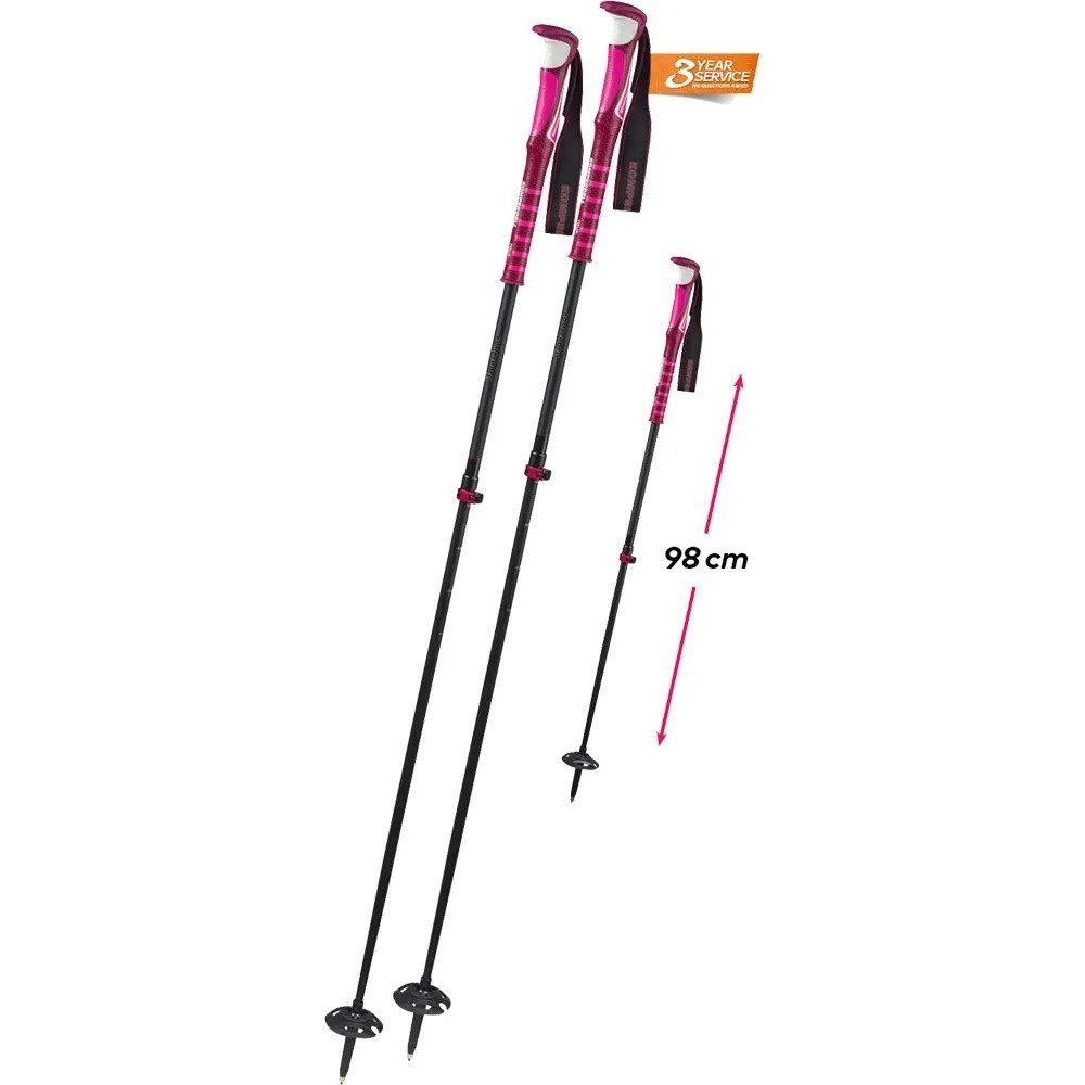 Komperdell Trekking-Stöcke Komperdell Carbon C7 Ascent Teleskopstock Skitouren Wanderstock