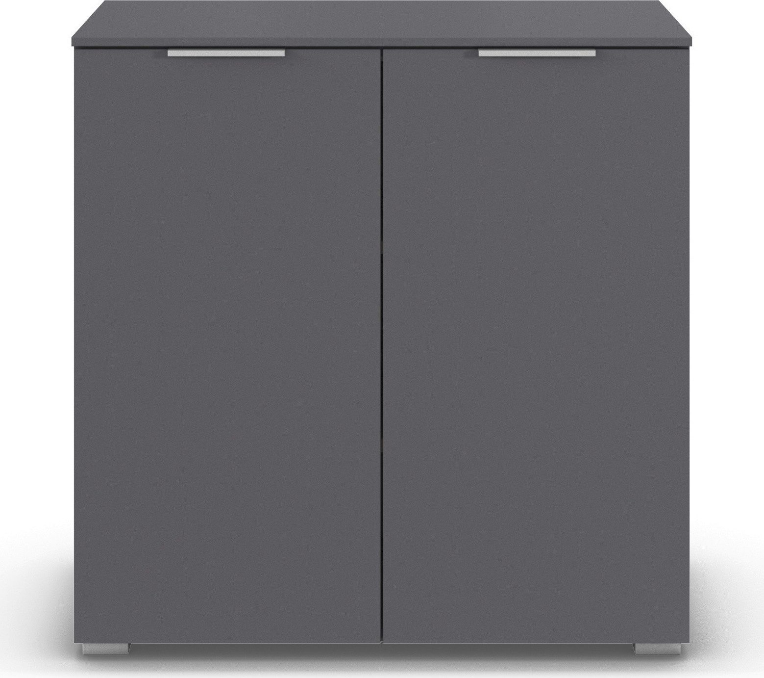 rauch Sideboard Türkommode Kommode Highboard ASTANA (Breite 80 cm / Höhe 81 cm, mit 2 Einlegeböden), mit 2 Türen, verstellbaren Böden und viel Stauraum MADE IN GERMANY