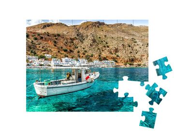 puzzleYOU Puzzle Griechenland, Kreta, Loutro, 48 Puzzleteile, puzzleYOU-Kollektionen Kreta
