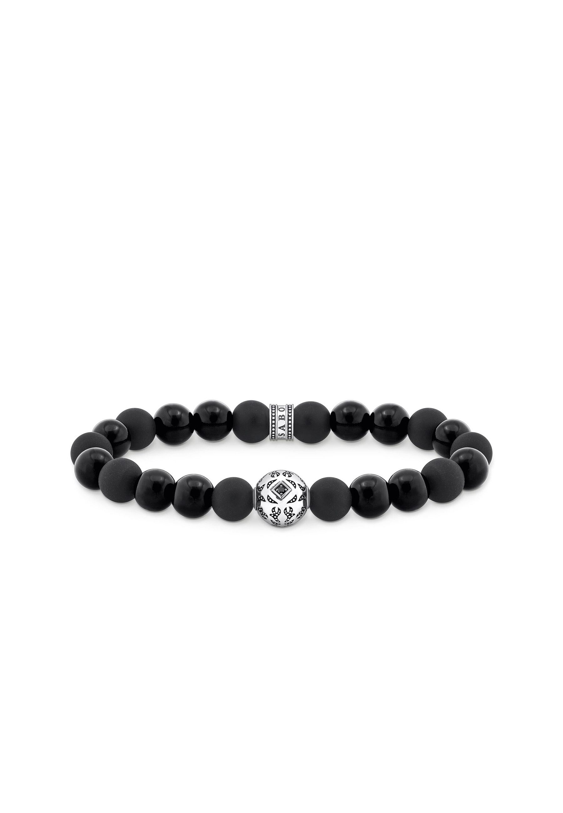 THOMAS SABO Armband Armband Obsidian Schwarz (Set)