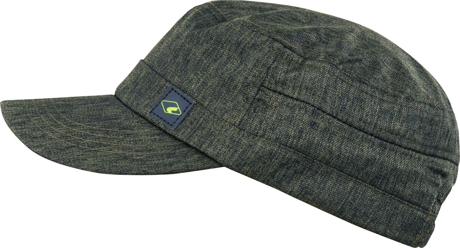 melierte Army Baumwolle aus chillouts 53-olive Military-Mütze Cap