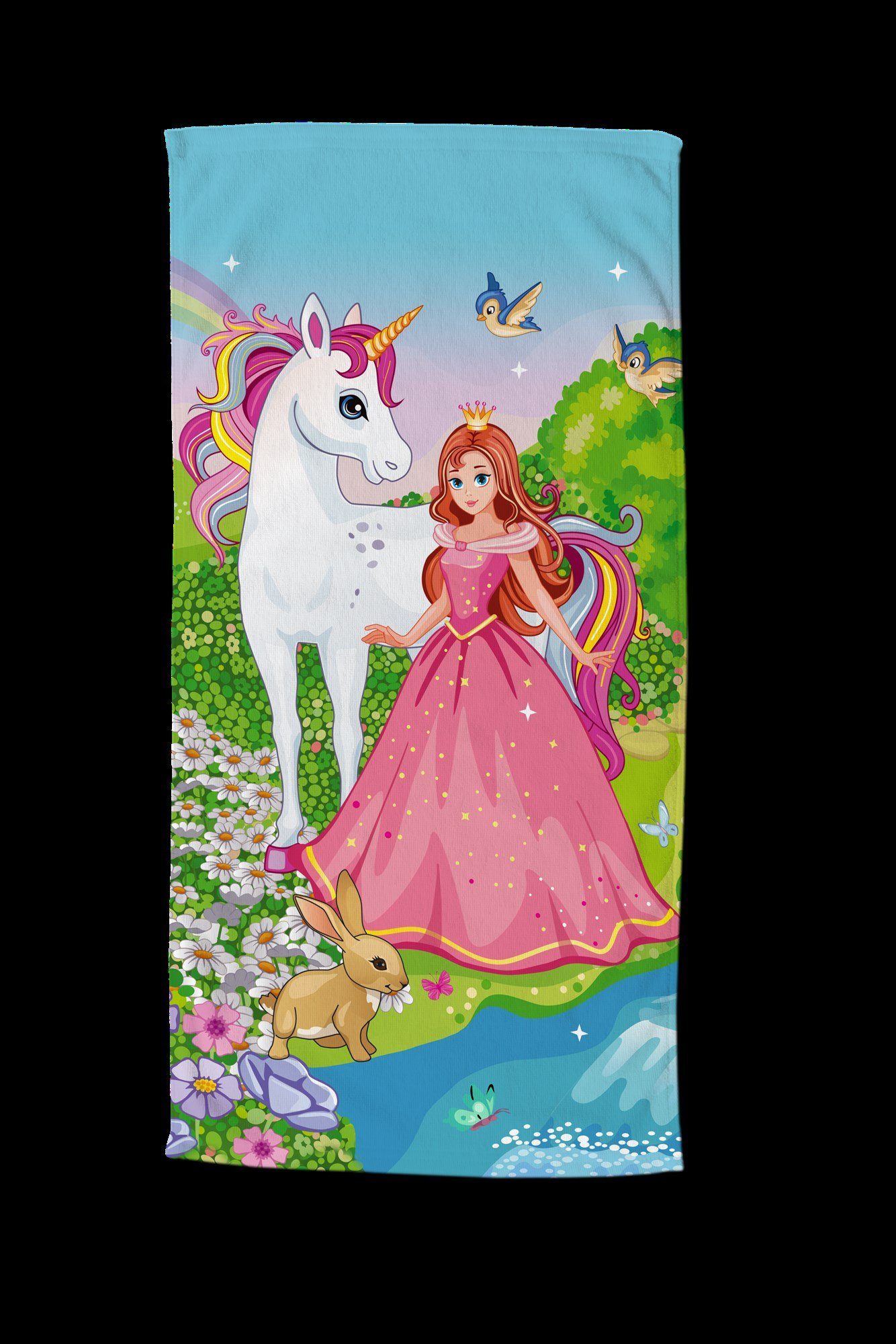 good morning Strandtuch FAIRYTALE, Microfaser (1-St), Princessin