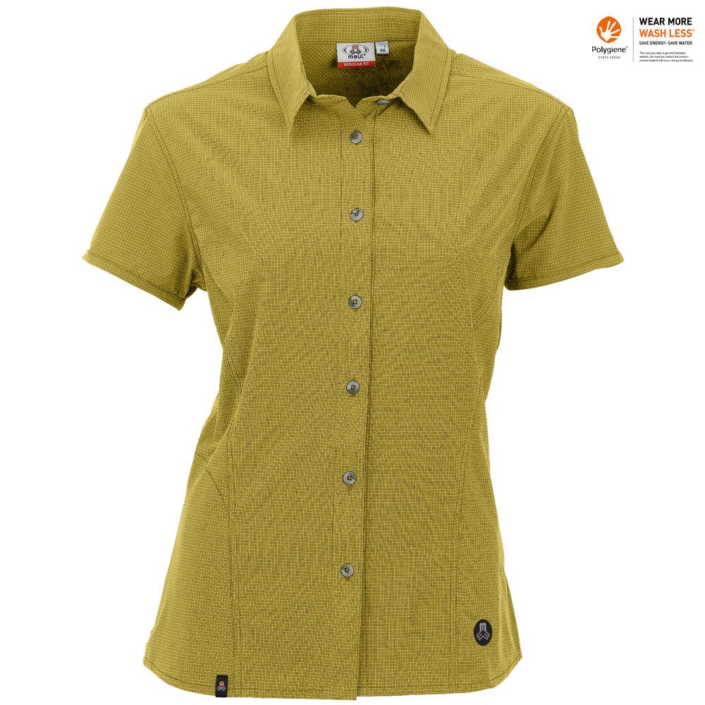 Maul T-Shirt Maul - Agile 3XT - Damen Outdoor Bluse elastisch, gelb günstig online kaufen