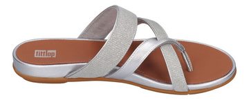 Fitflop GRACIE SHIMMERLUX STRAPPY SANDALS Zehentrenner Silver