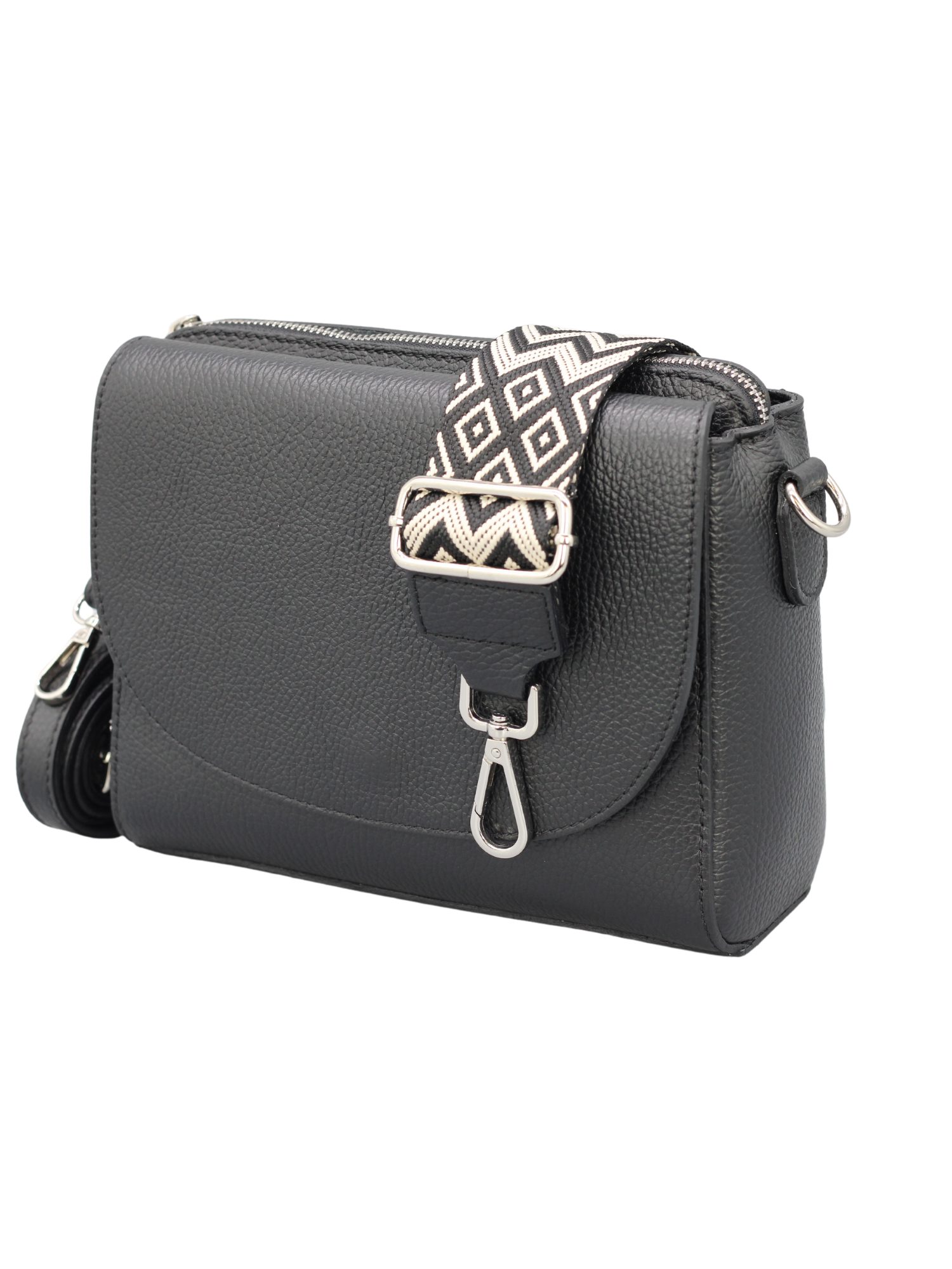 Schultertasche SOPHIA Umhängetasche für Damen, Schultertasche aus Echtleder