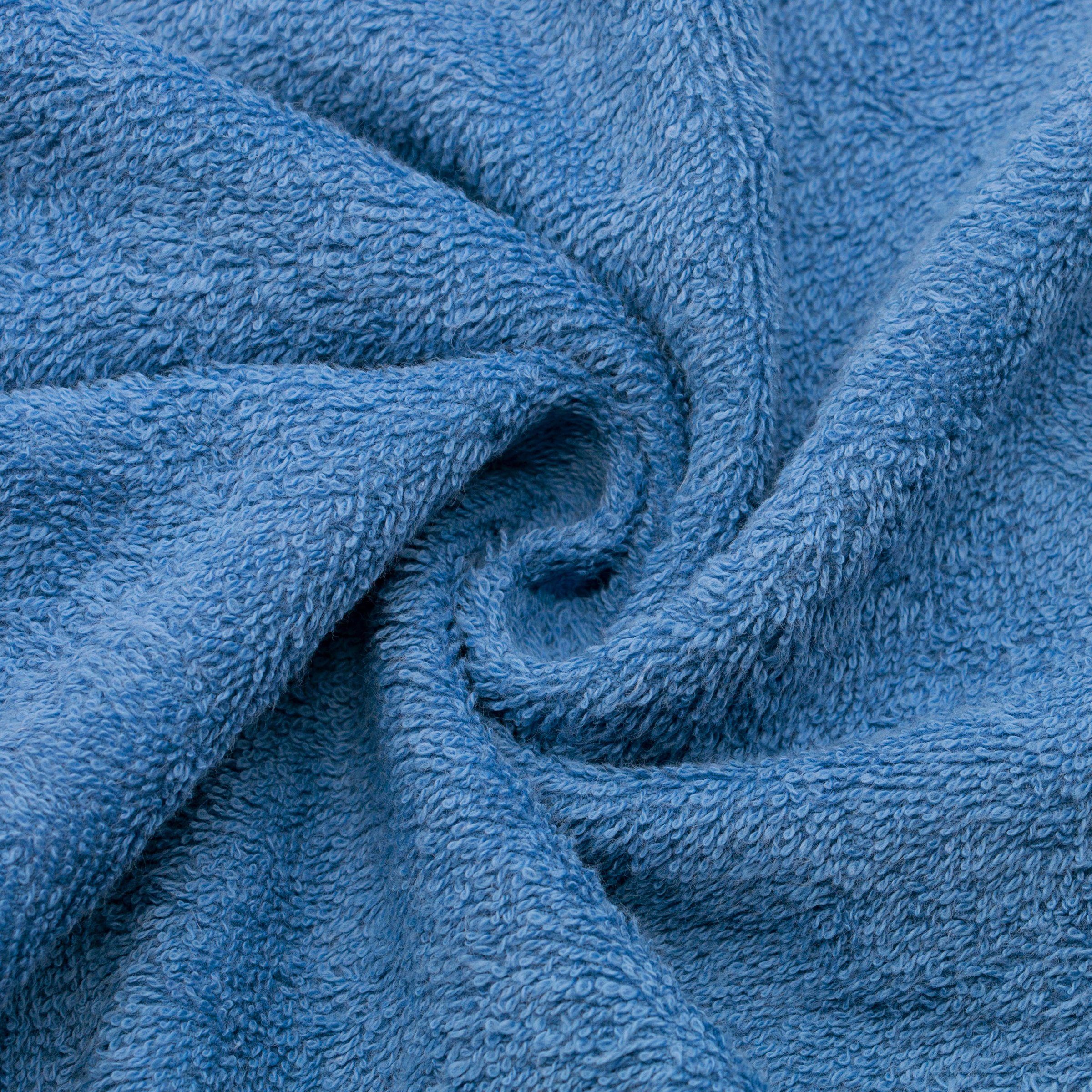 100% Farben bis waschbar Walkfrottier Handtücher, 100 Baumwolle, x 95°C 50 royal (4-St), cm, ZOLLNER alle