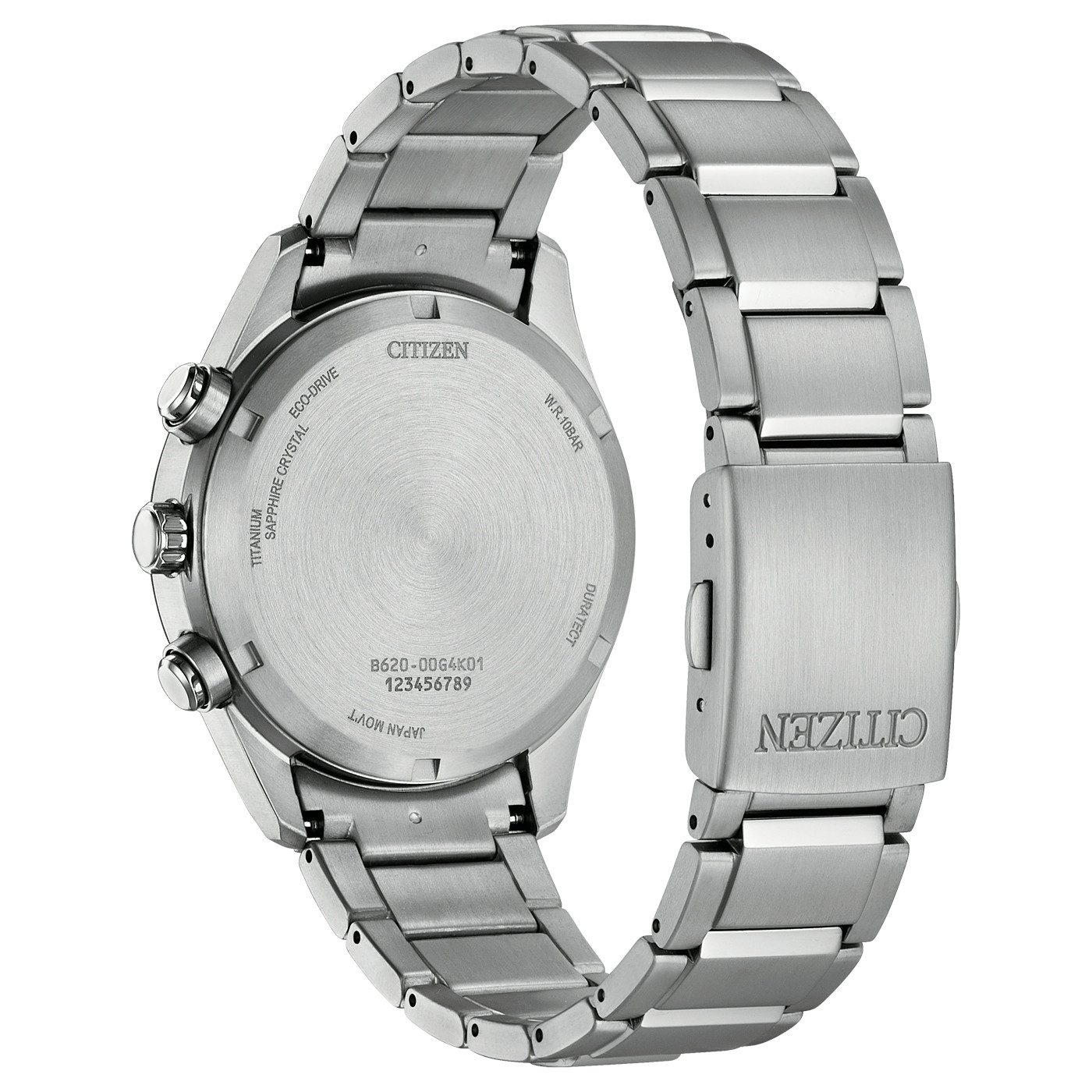Citizen Chronograph CA4750-51E, Armbanduhr, Solar, Herrenuhr, analog, Big Date, Stoppfunktion