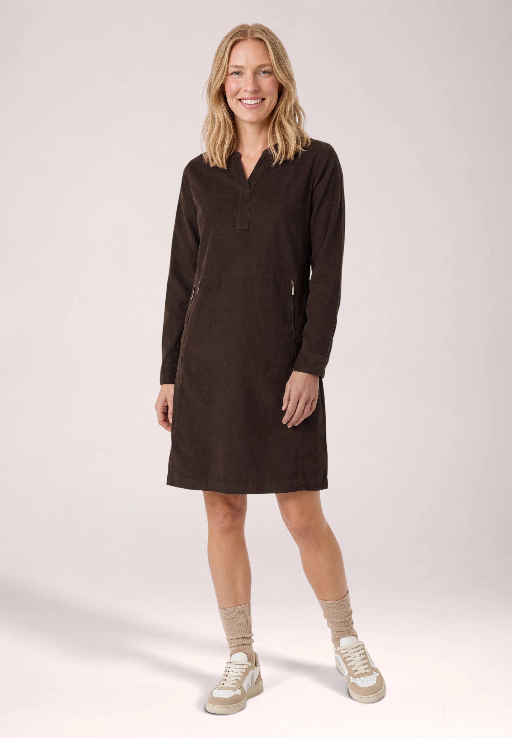 CECIL Midikleid aus 100% Baumwolle