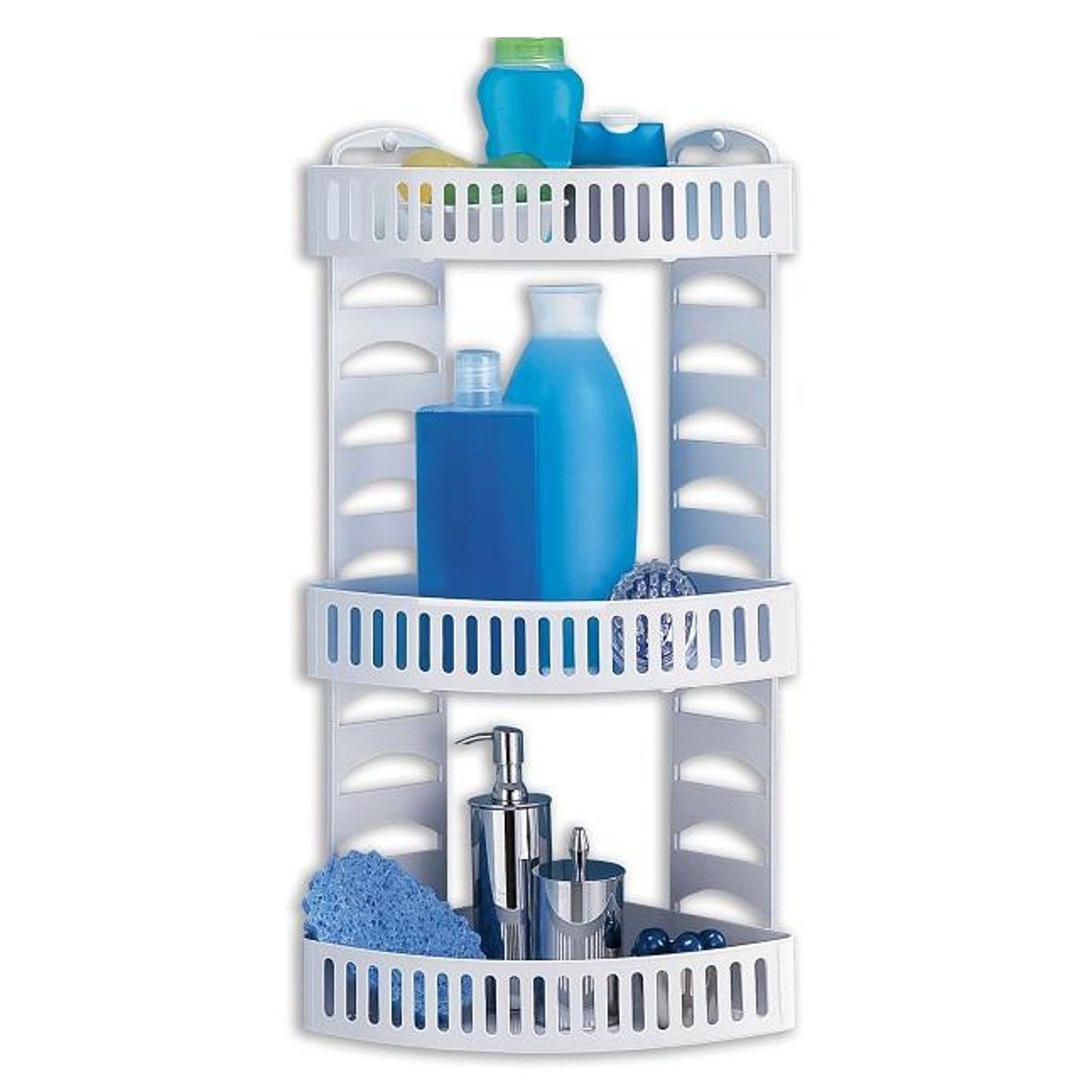 Sanixa Duschregal Eckregal Dusche Badezimmer 60 cm Kunststoff weiß, Ablage günstig online kaufen