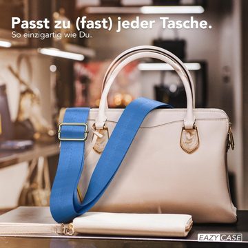 EAZY CASE Schulterriemen Schultergurte für Taschen unifarbend Cross Bag Handytaschenband Smartphonekette Schultertasche Hellblau