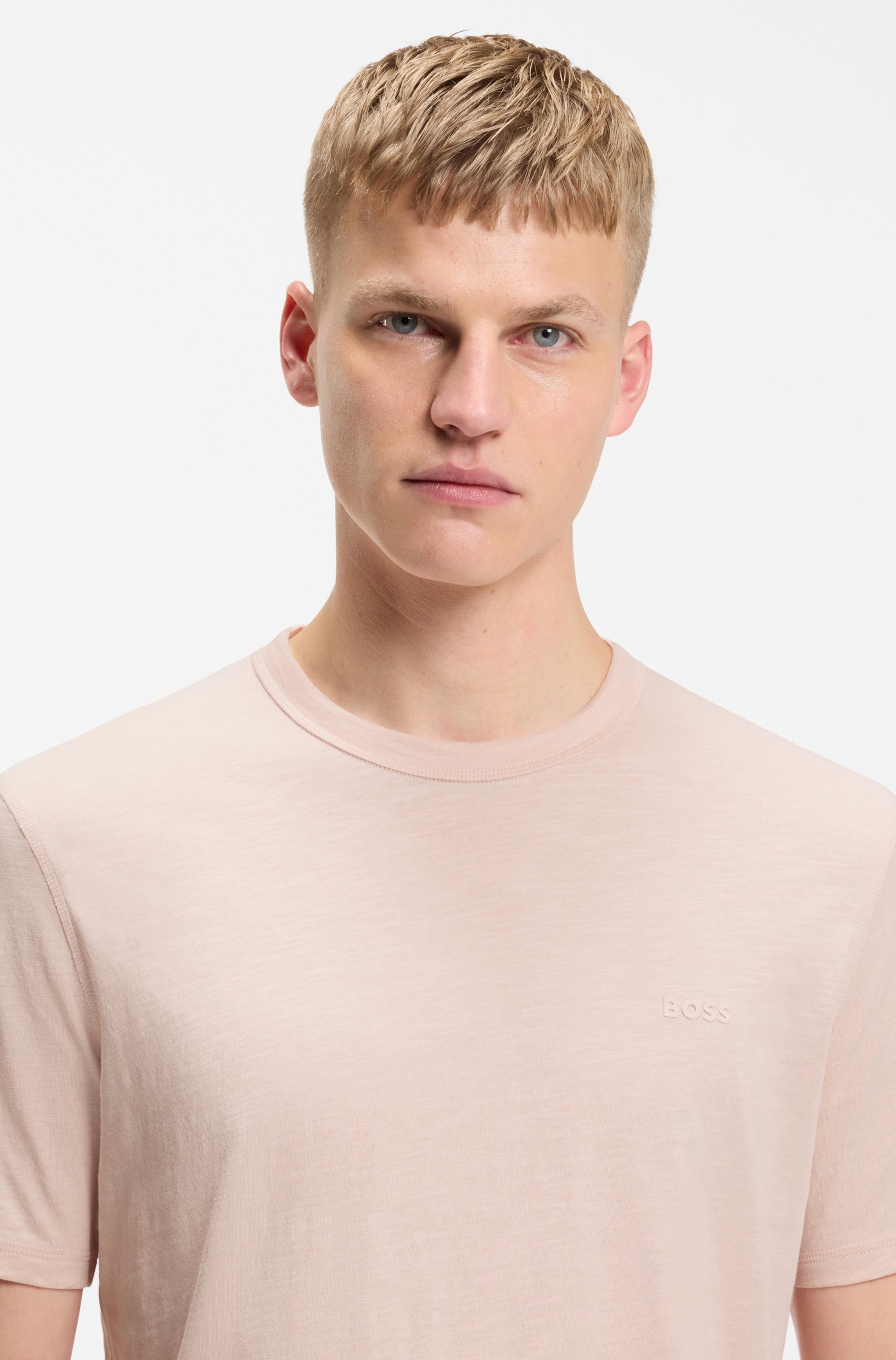 BOSS ORANGE T-Shirt Tegood Regular Fit 100% Baumwolle Logo on Chest Rundhals