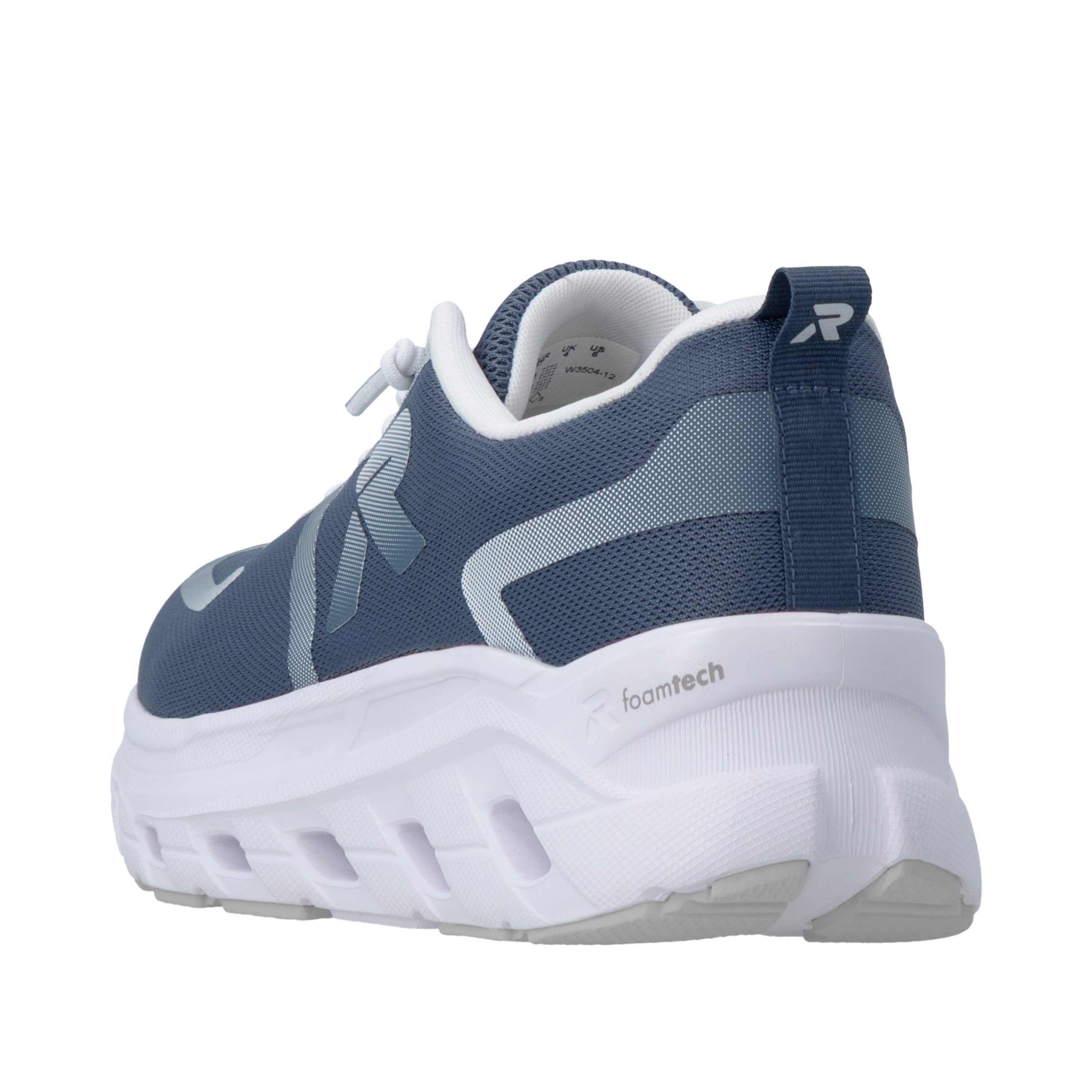 Rieker Sport Slip-On Sneaker Schlupfschuh, Freizeitsneaker, Halbschuh mit softem Schaftrand