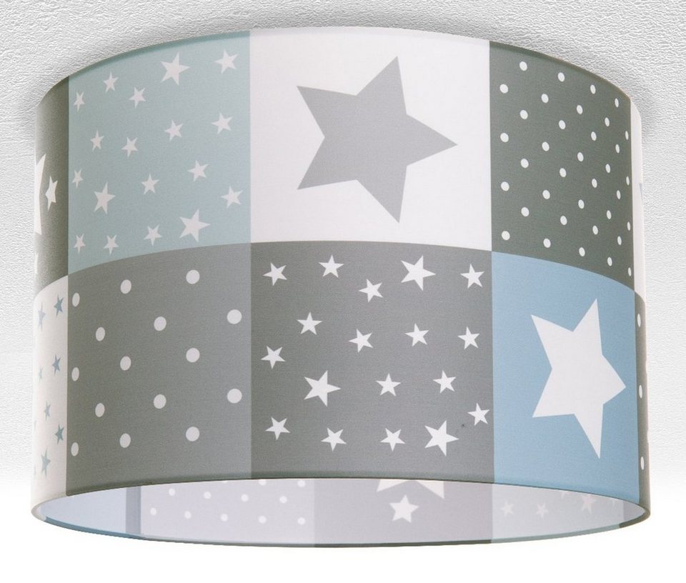 Paco Home Deckenleuchte Cosmo 345, ohne Leuchtmittel, Kinderlampe  Deckenlampe LED Kinderzimmer Lampe Sternen Motiv E27