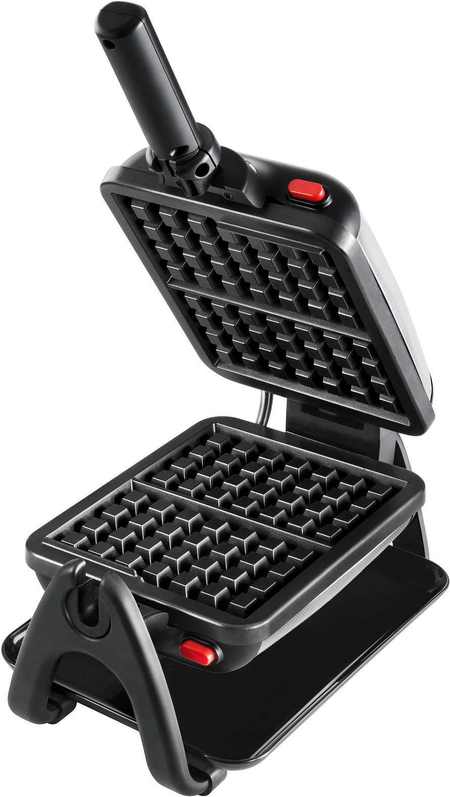 Tefal Waffeleisen WM756D Kingsize, 1200 W, für 2 belgische Waffeln, mit Dreh-Funktion, antihaftbeschichtet