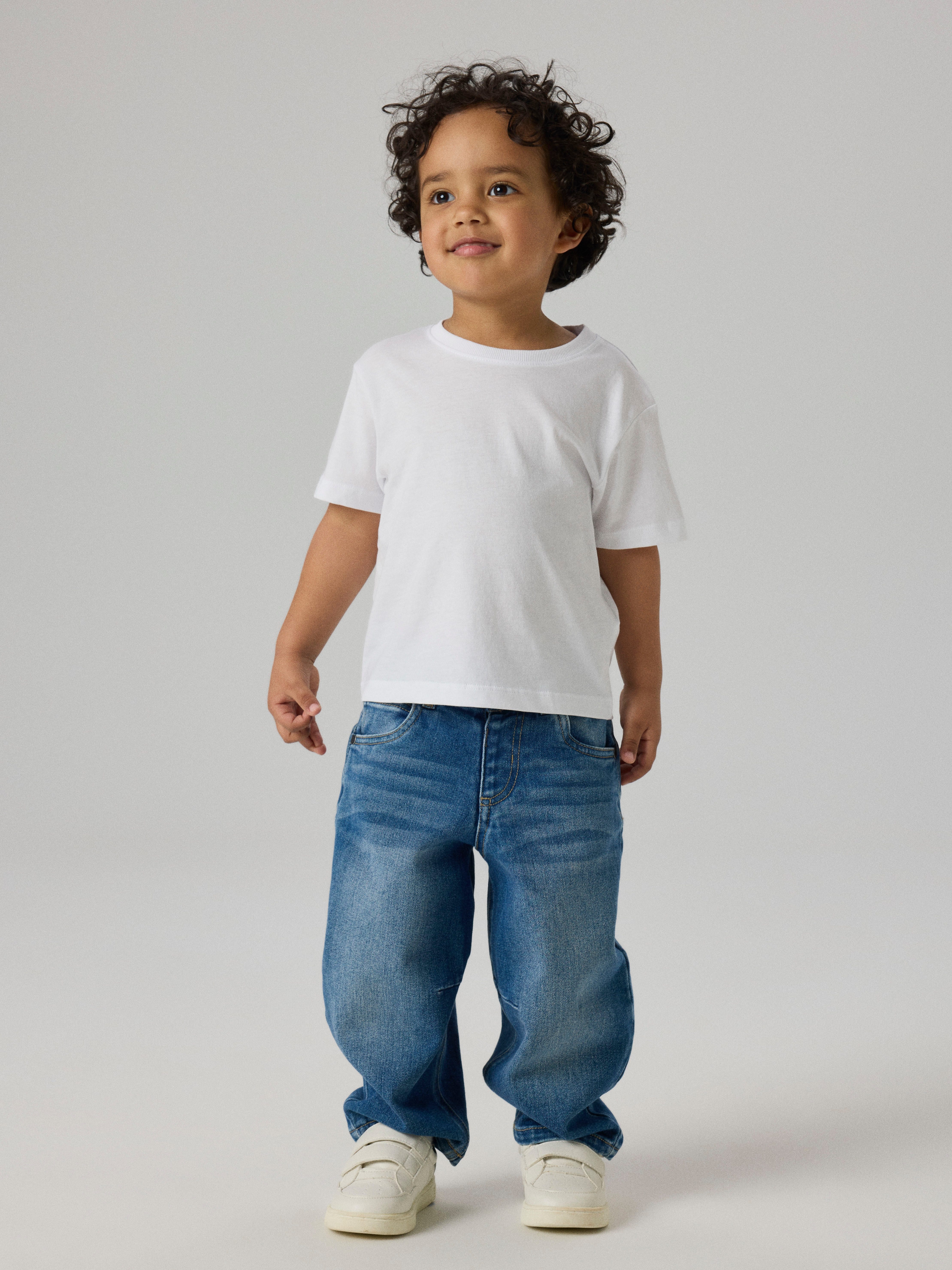 Name It Weite Jeans NMMBEN BARREL JEANS 8720-OM NOOS Baumwollmischung, barrel fit