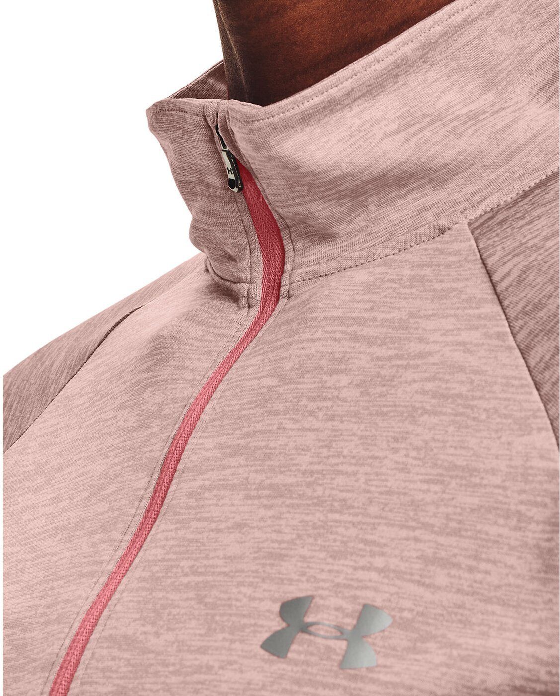 Under Armour® Shirtbluse TECH ZIP PINK CLAY TWIST - 1/2